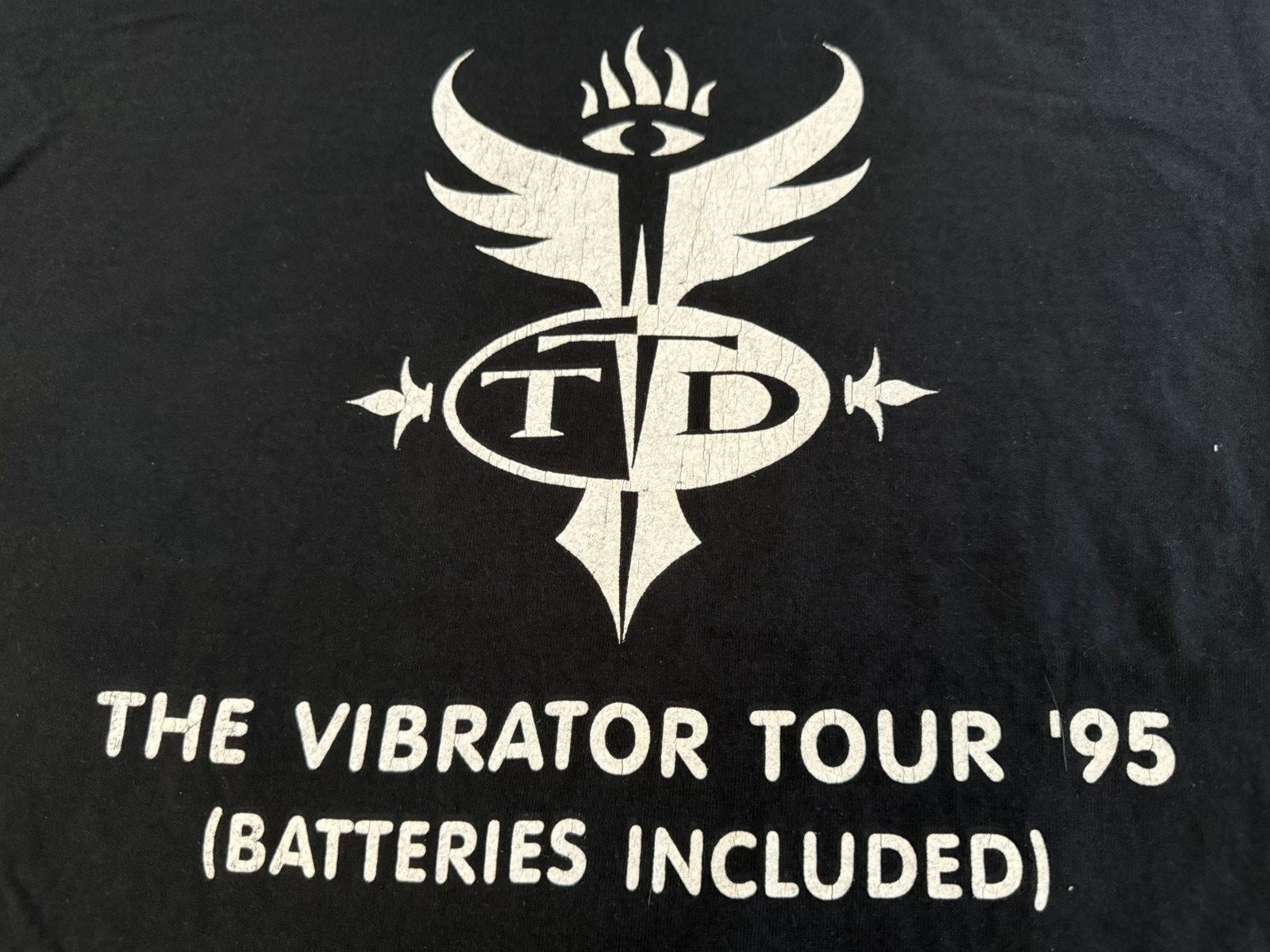 Band Tees Vintage 90s Sananda Maitreya Vibrator 1995 Tour T Shirt Size US XL / EU 56 / 4 - 5 Thumbnail
