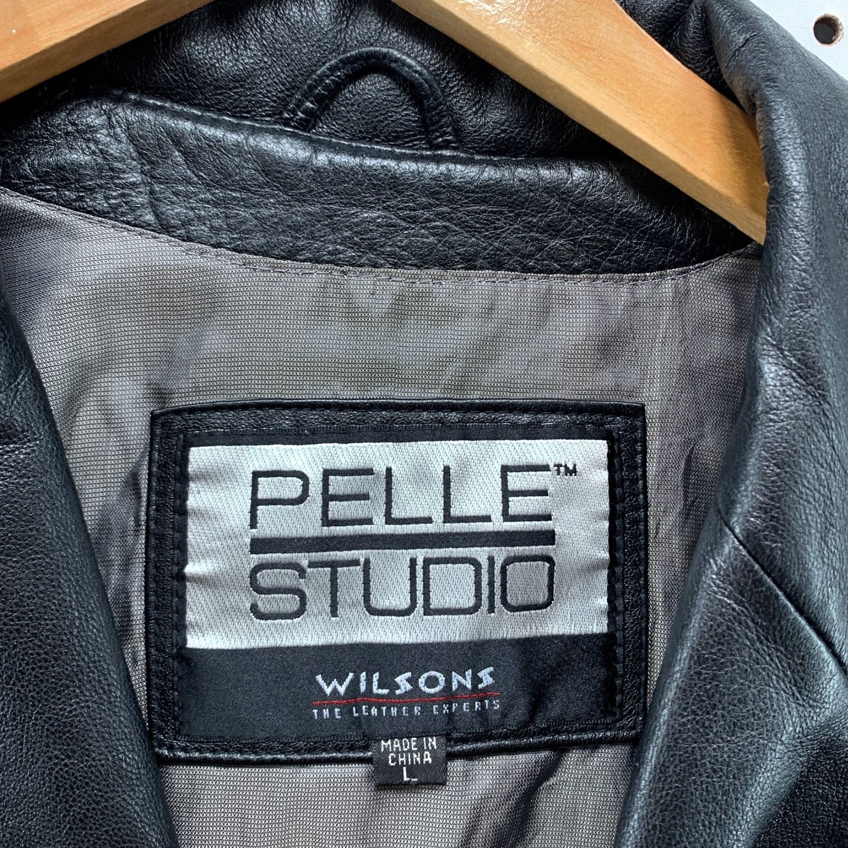 Vintage Pelle Studio Wilson Leather Blazer Women’s Large Black Single Breasted Womens Size L / US 10 / IT 46 - 7 Thumbnail