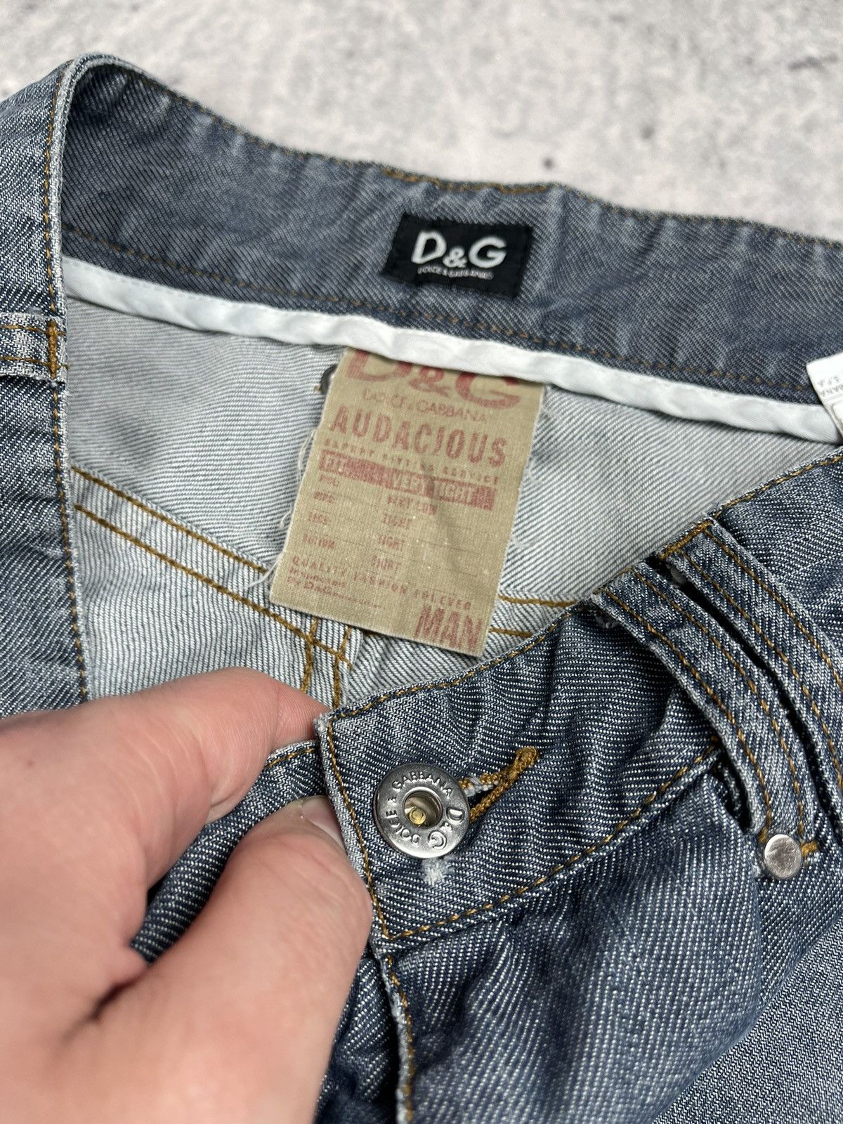 Dolce & Gabbana × Vintage Dolce&Gabbana vintage 00s jeans Y2K unisex streetwear style Size US 32 / EU 48 - 4 Thumbnail