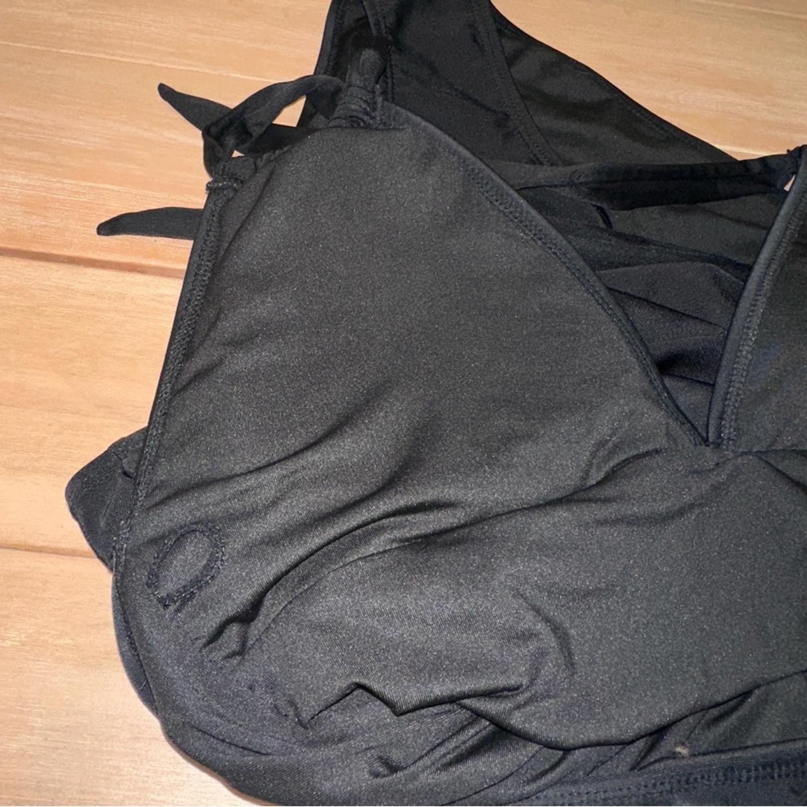Other XL EUC Black Halter One Piece Swimsuit Control Slimming Size ONE SIZE - 6 Thumbnail