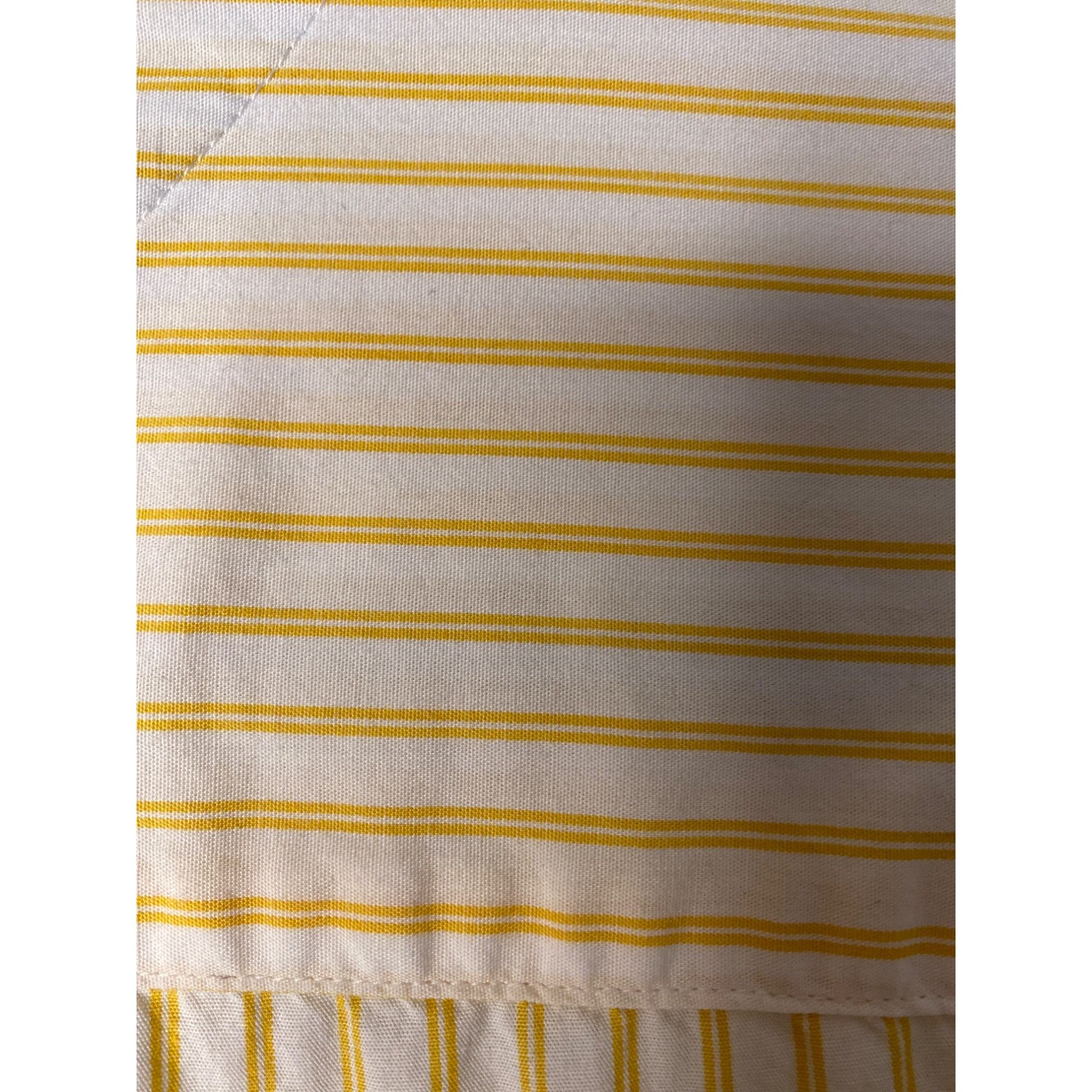 Tommy Hilfiger TOMMY HILFIGER MEN'S YELLOW PINSTRIPE BUTTON DOWN CUSTOM FIT Size US L / EU 52-54 / 3 - 7 Thumbnail