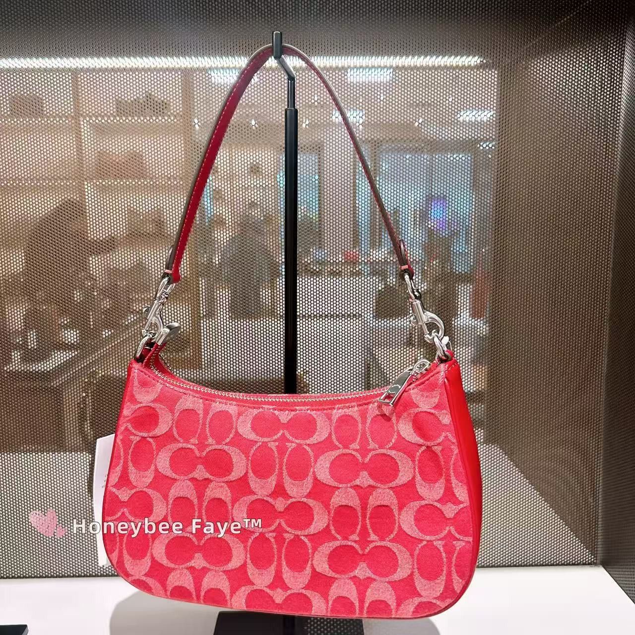 Coach Teri Shoulder Bag In Signature Denim CDE43 Size ONE SIZE - 3 Thumbnail