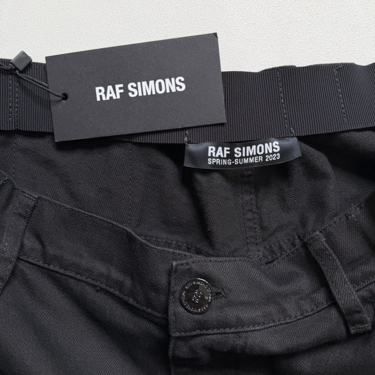 Raf Simons S/S 23 Black Denim ‘Skate Trousers’ Size US 34 / EU 50 - 6 Thumbnail