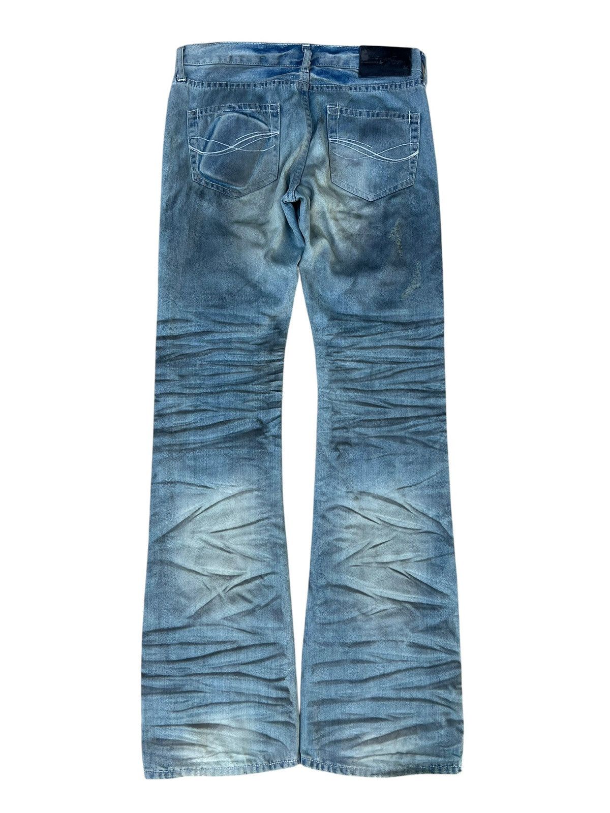 Vintage CavariA Japan Mud Denim Clawmark Bootcut Jeans Size US 30 / EU 46 - 12 Thumbnail