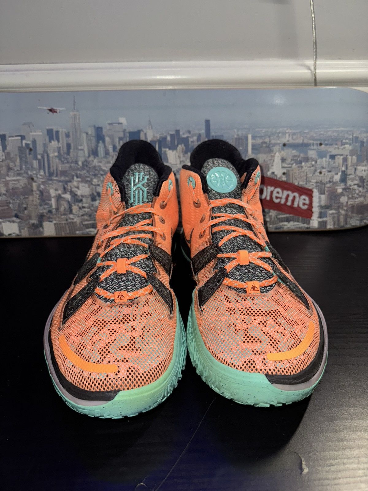 Nike Nike Kyrie 7 Play for the Future Atomic Orange 2020 Size US 13 / EU 46 - 4 Thumbnail