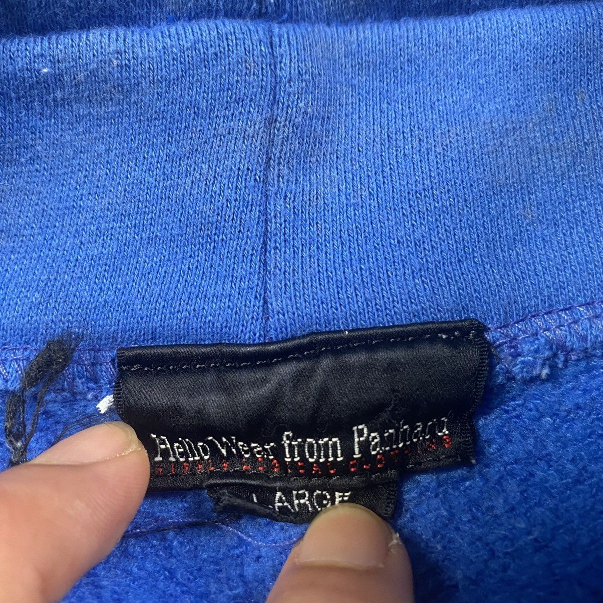 Japanese Brand Vintage Hello Wear From Panhard Sports Sweatshirt Size US L / EU 52-54 / 3 - 7 Thumbnail