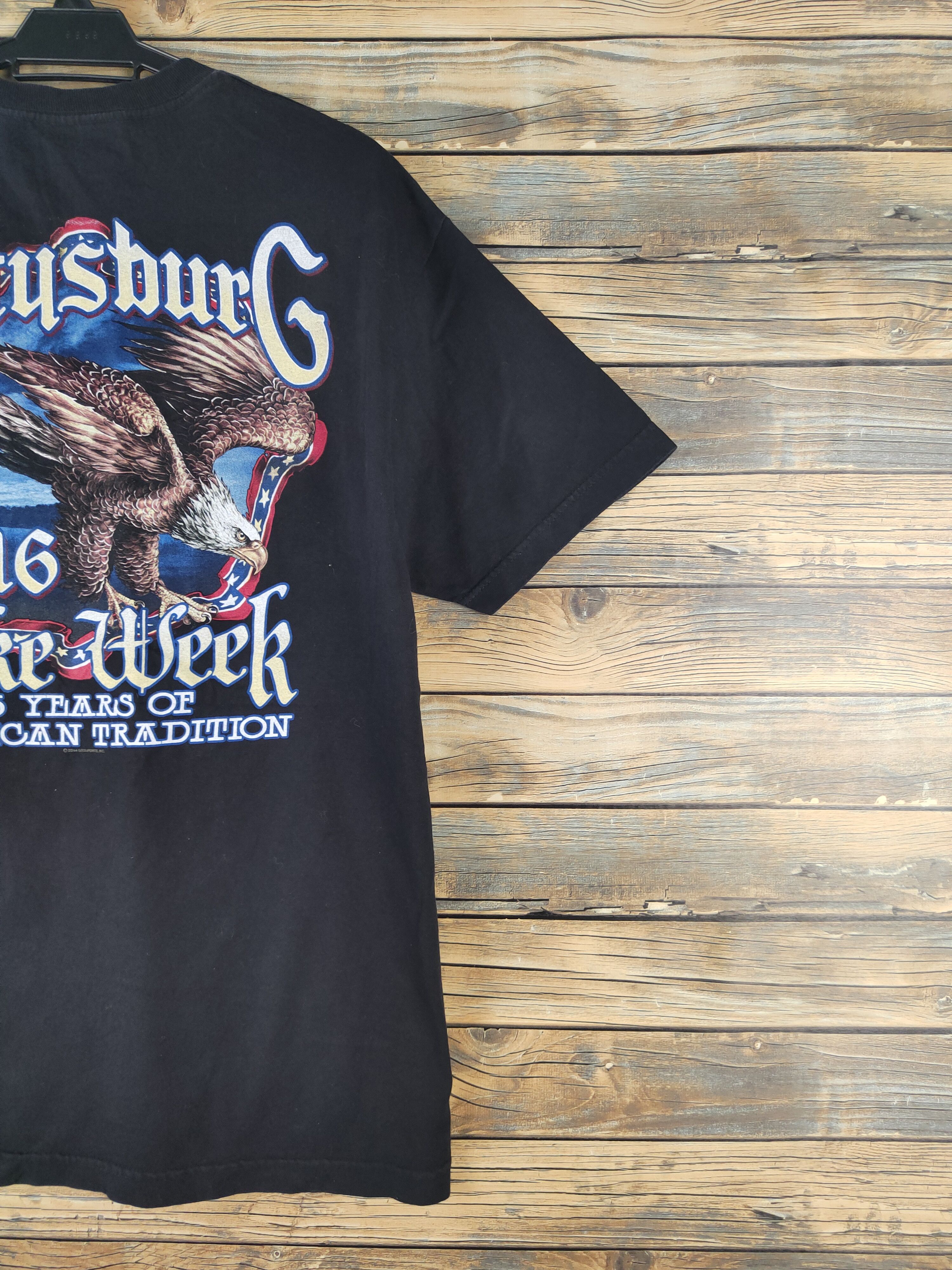 Other DL Gettysburg Bike Week Black Short Sleeve T-shirt #2138 Size US L / EU 52-54 / 3 - 11 Thumbnail