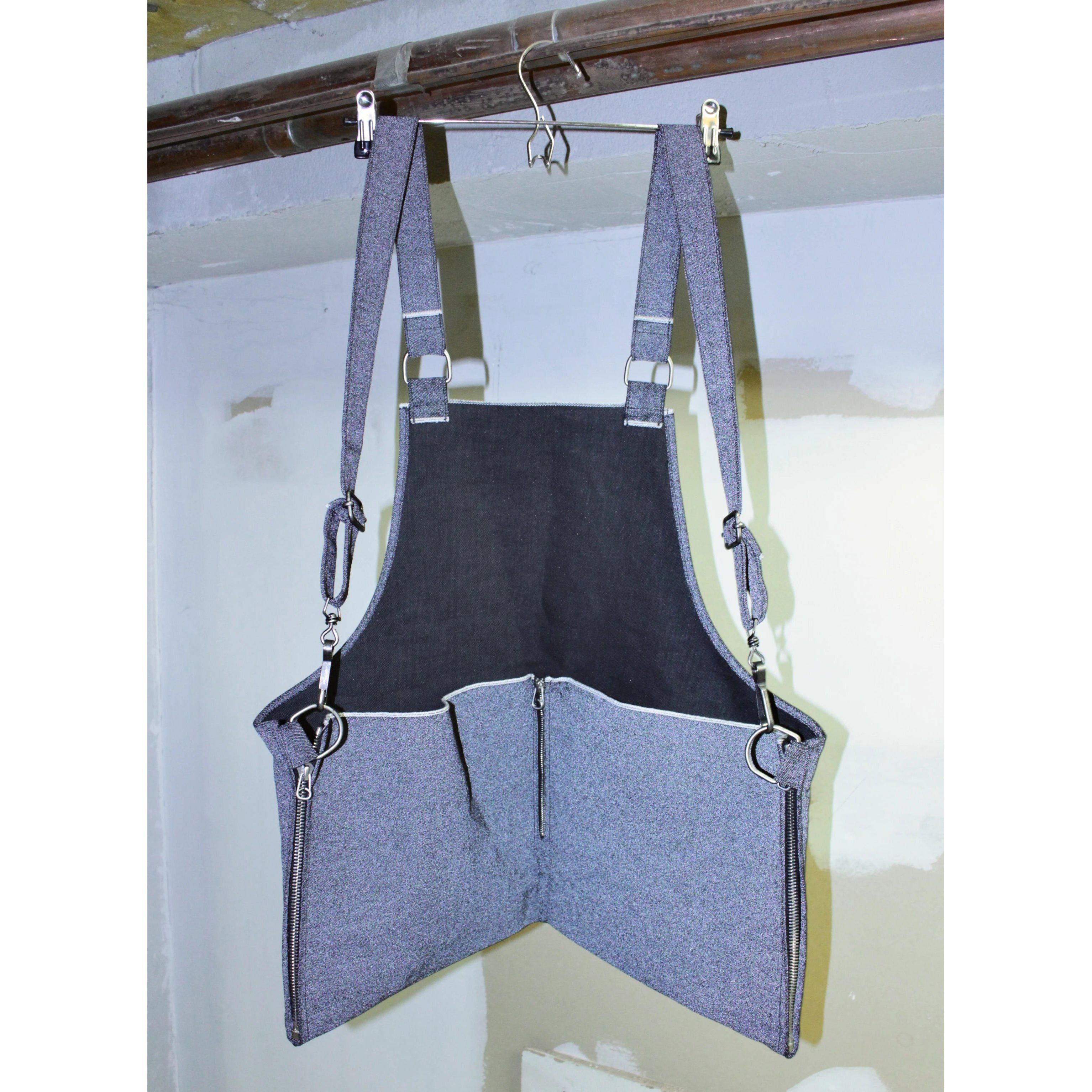 Collection °025-026 'V–154 LAW-96L' Reflective Denim Apron