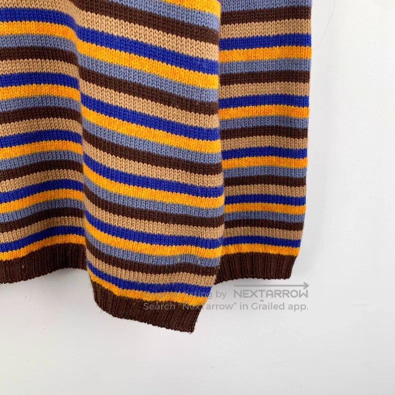 Loewe Loewe Color-blocked striped logo embroidered wool single-b Size M / US 6-8 / IT 42-44 - 4 Thumbnail