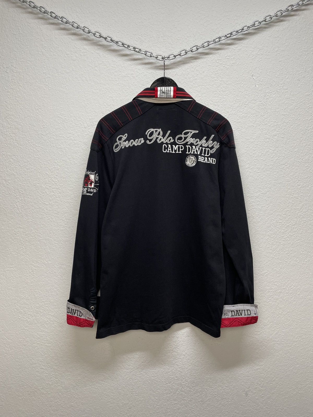 Vintage Vintage Camp David Like Polo Ralph Lauren Rugby Long Sleeve Size US L / EU 52-54 / 3 - 12 Thumbnail