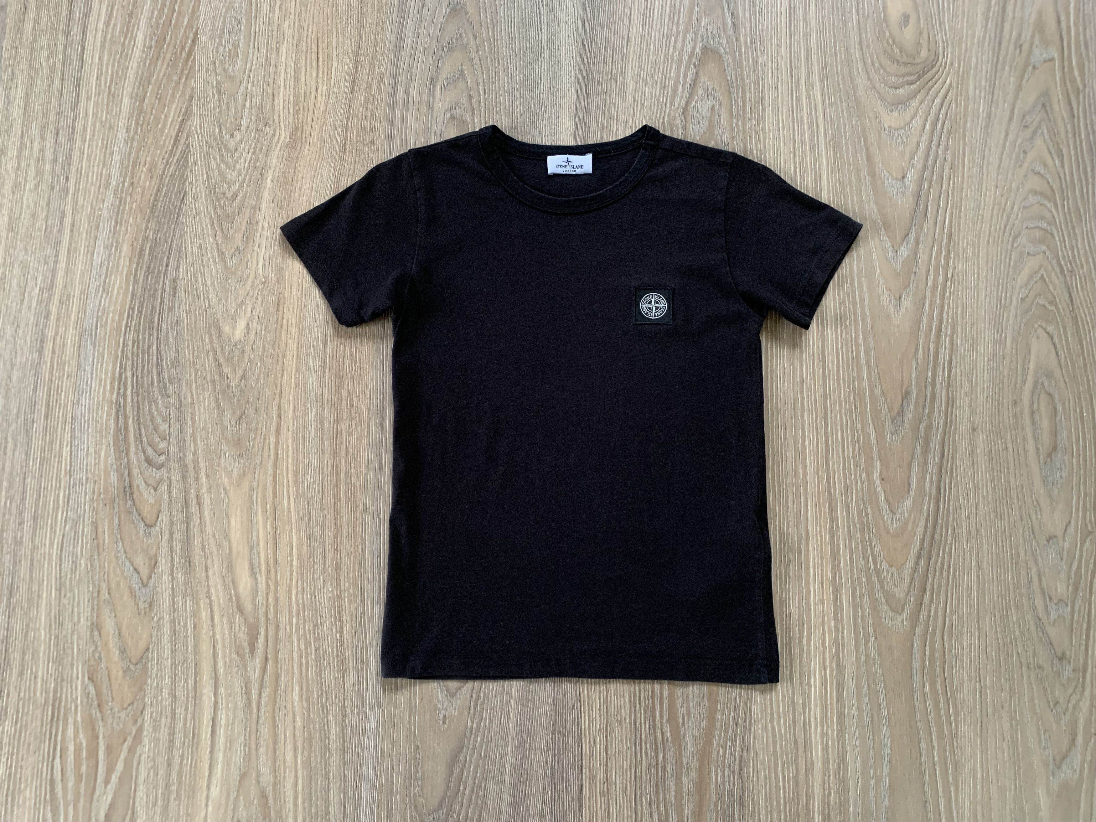 Stone Island Stone Island Junior Patch Program Black T Shirt Size US XXS / EU 40 - 1 Thumbnail