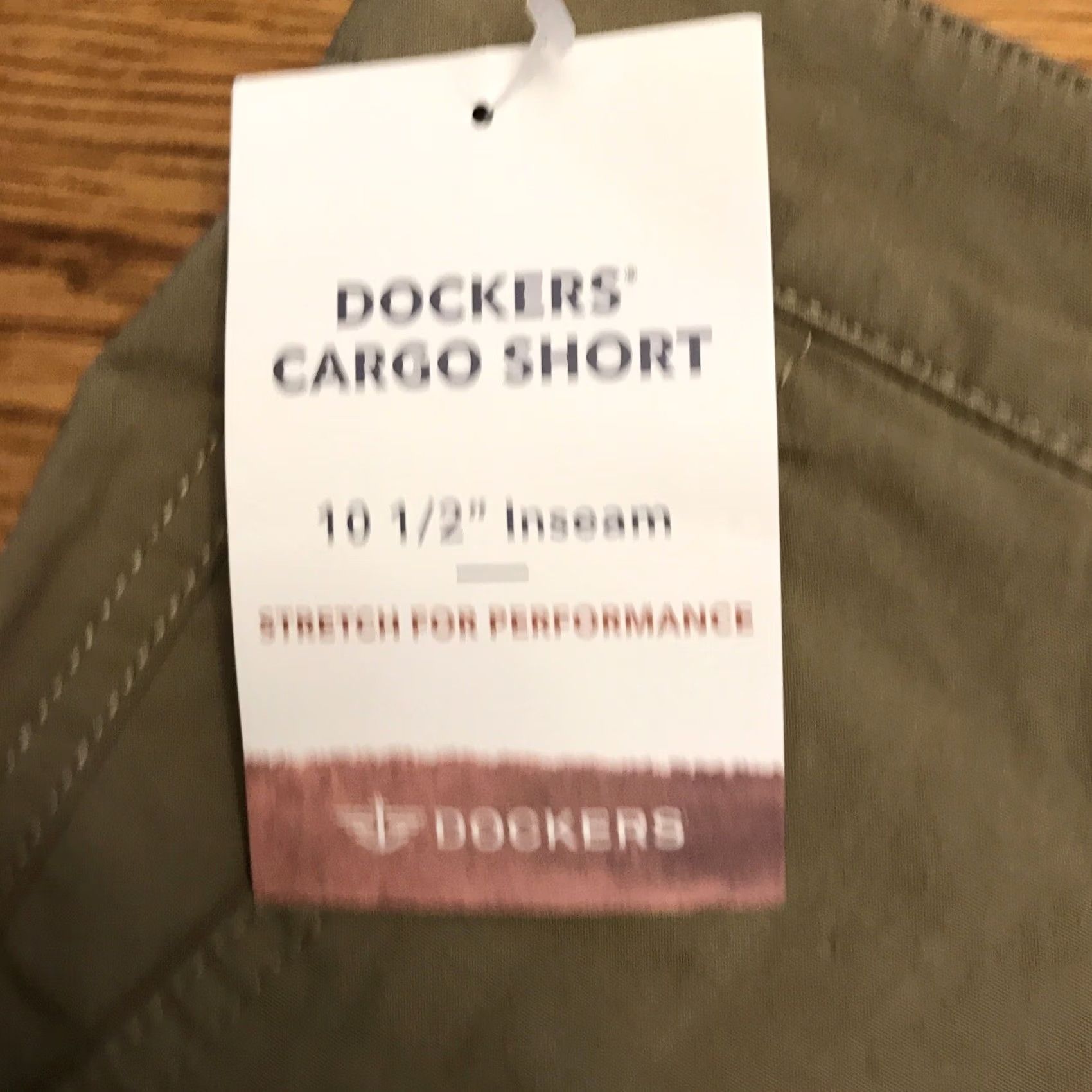 Dockers DOCKERS Cargo Shorts Mens 30 Regular Brown Cotton Elastane Stretch Pockets Casual 1091 Size US 30 / EU 46 - 3 Thumbnail