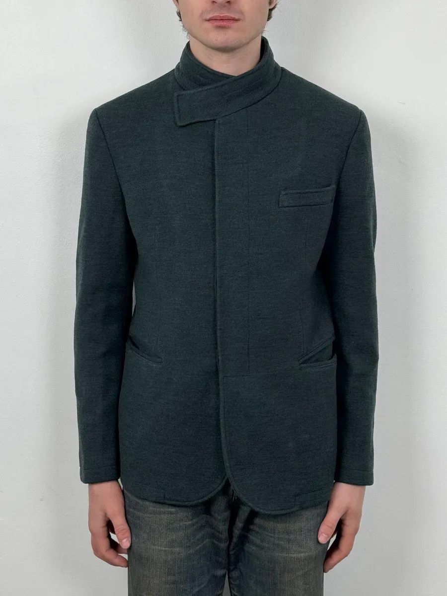Emporio Armani AW2009 Emporio Armani Asymmetrical Grey Classy Jacket Size US S / EU 44-46 / 1 - 2 Thumbnail