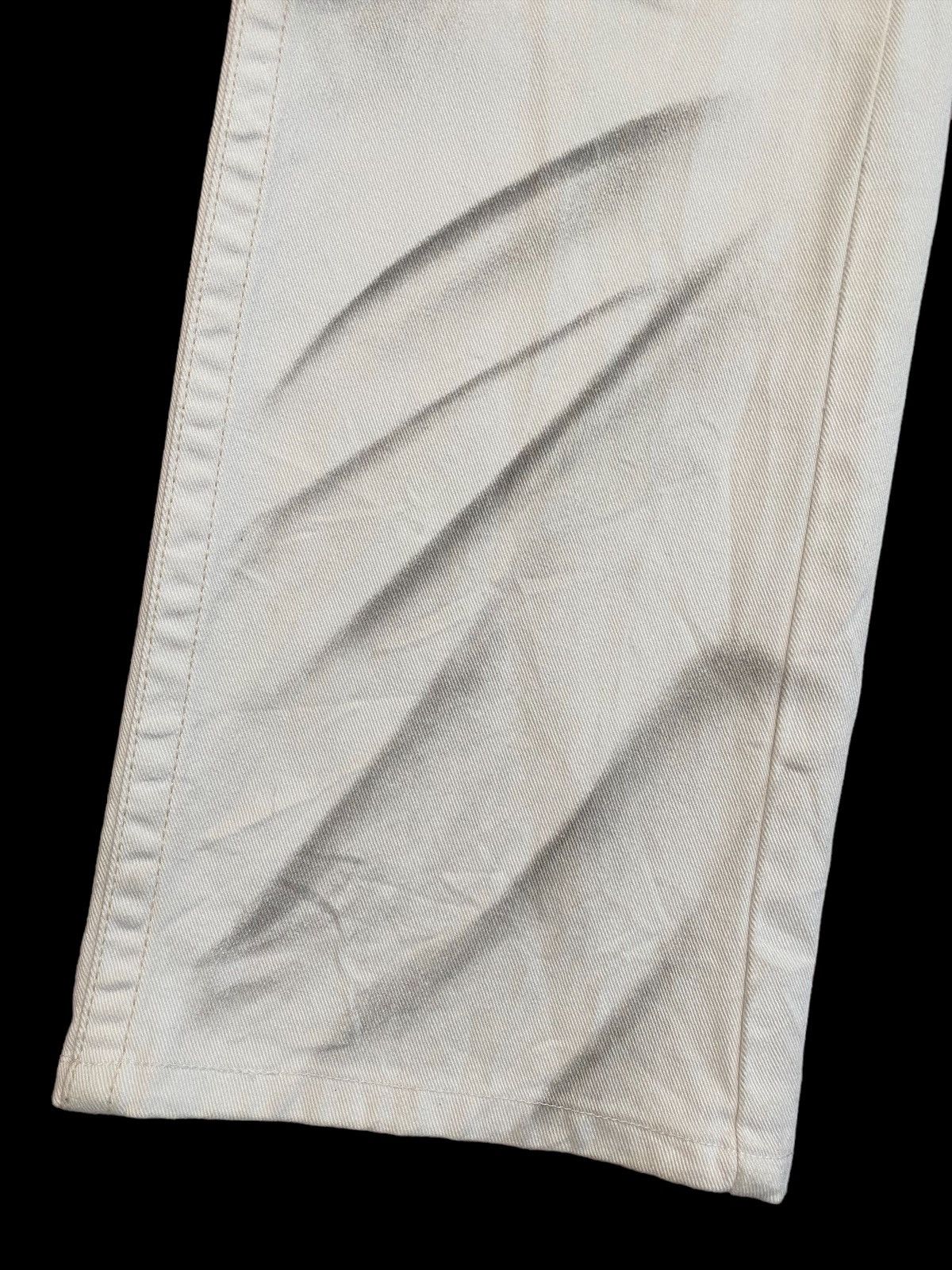 If Six Was Nine Cloud72 Clawmark White Denim Rusty Affliction Skulls Jeans Size US 34 / EU 50 - 3 Thumbnail
