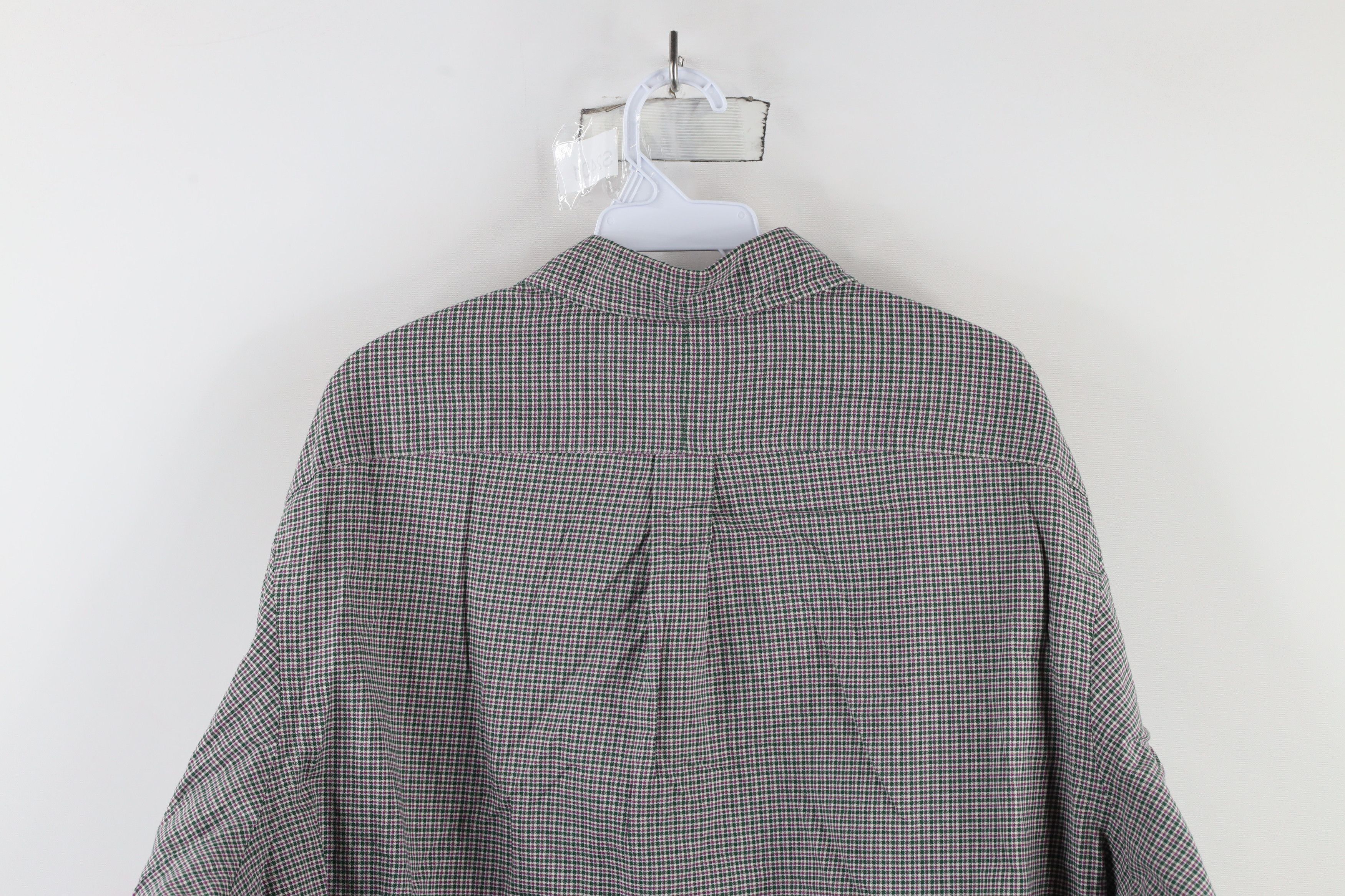 Ralph Lauren × Vintage Vintage Ralph Lauren Plaid Collared Button Down Shirt Cotton Size US XL / EU 56 / 4 - 9 Thumbnail