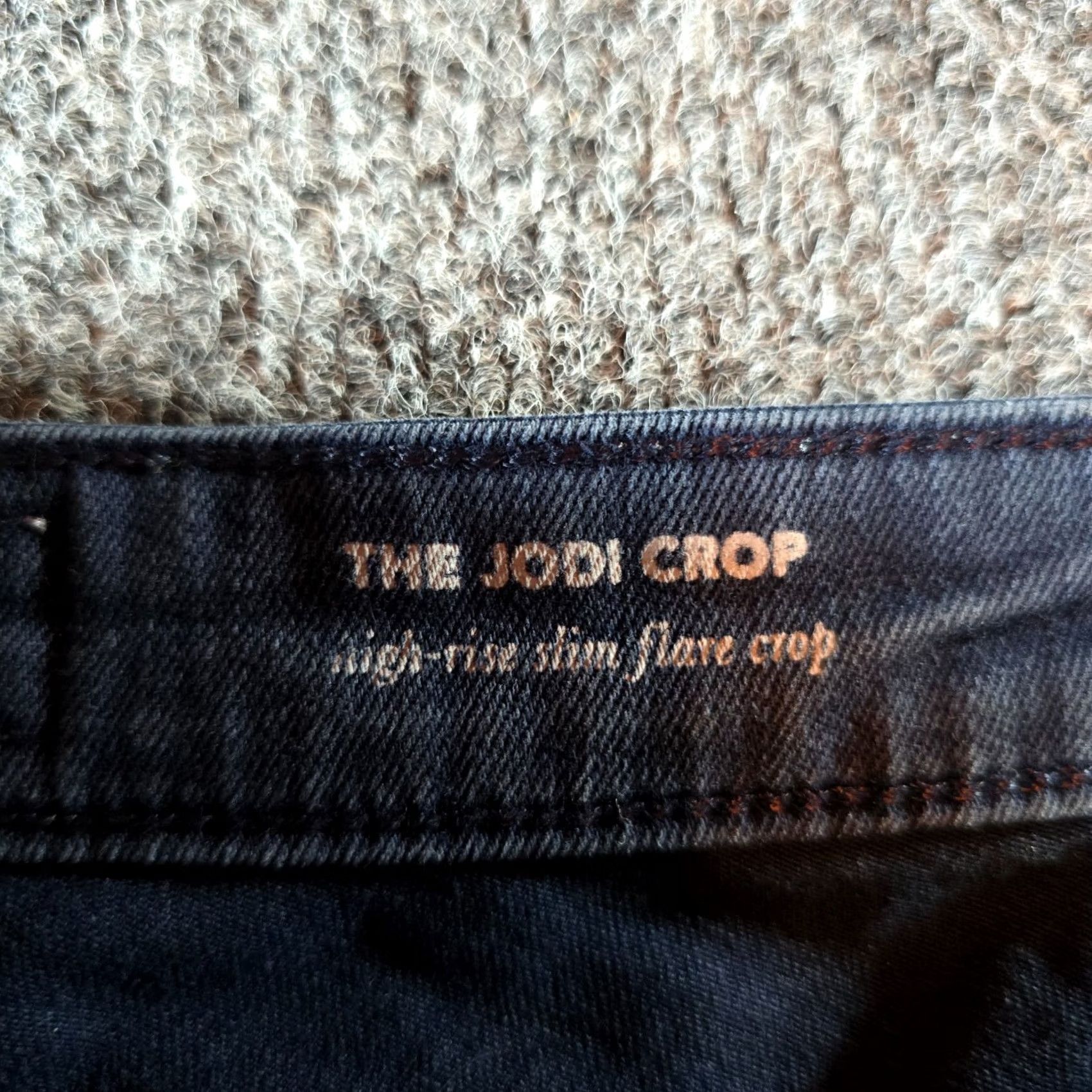 Vintage AG Adriano Goldschmied Jeans Women 27 Jodi Cropped High Rise Slim Flare Casual Jeans Size 27" / US 4 / IT 40 - 4 Thumbnail