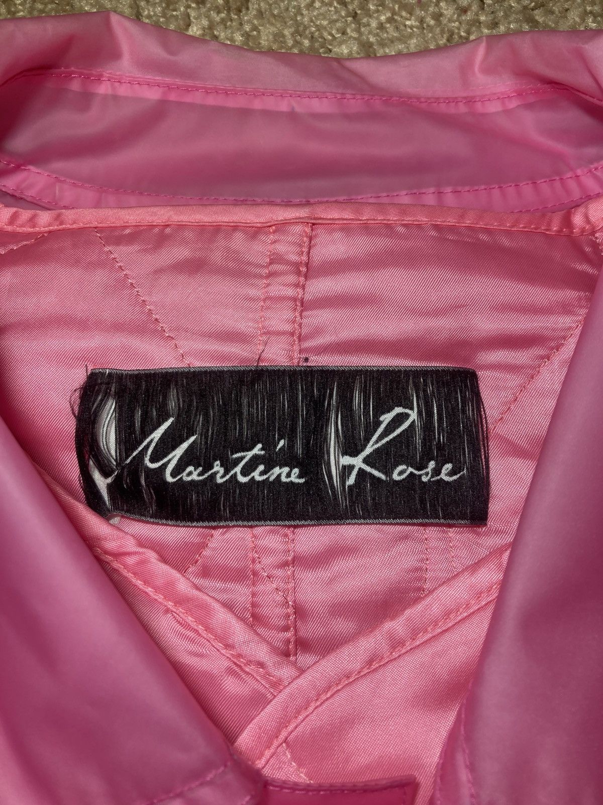 Martine Rose FW18 Martine Rose Pink Trench Raincoat Padded 2018 Utopia Size US M / EU 48-50 / 2 - 5 Thumbnail