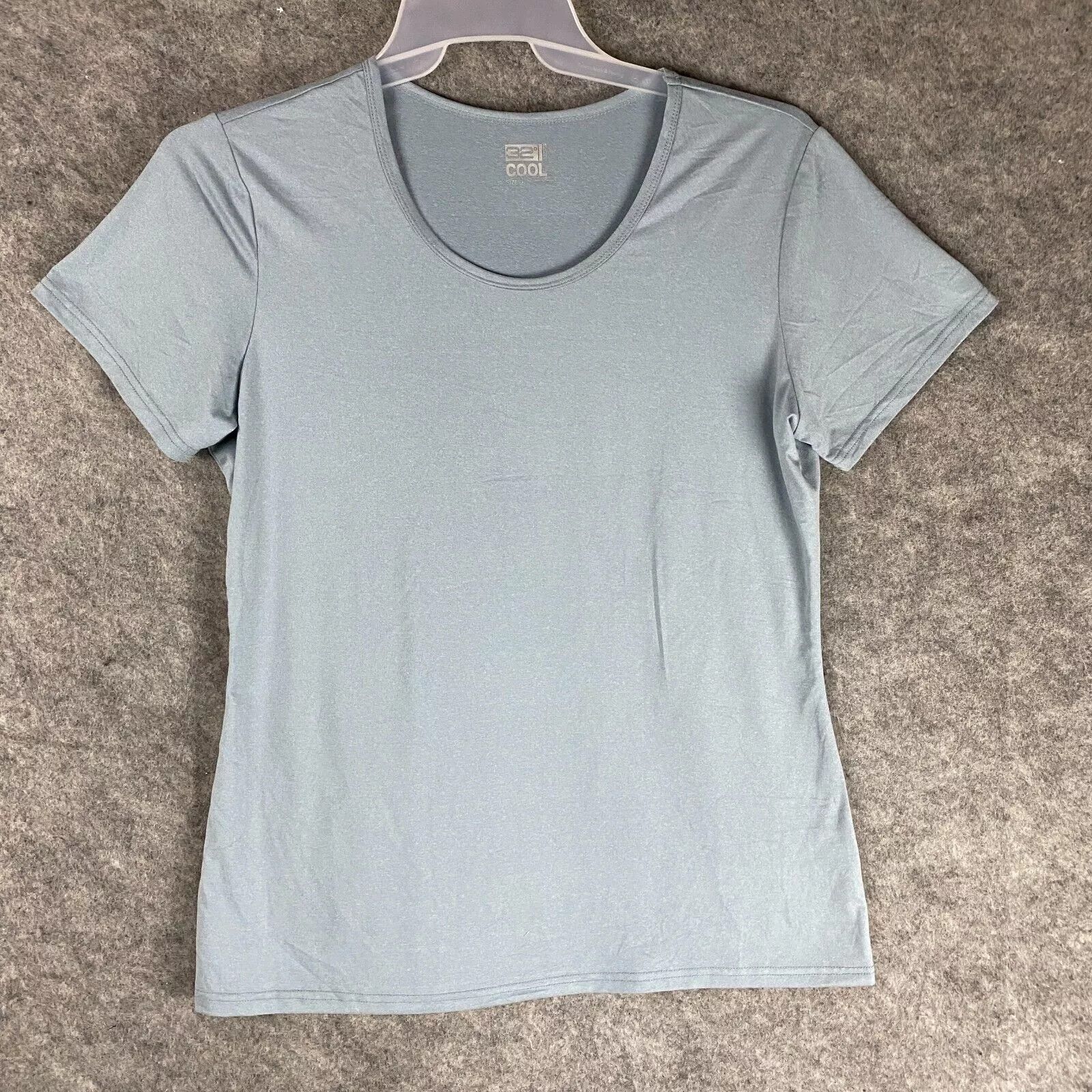 Other 32 Degrees Cool Top XL Women's Short Sleeve Blue Polyester Size XL / US 12-14 / IT 48-50 - 1 Thumbnail