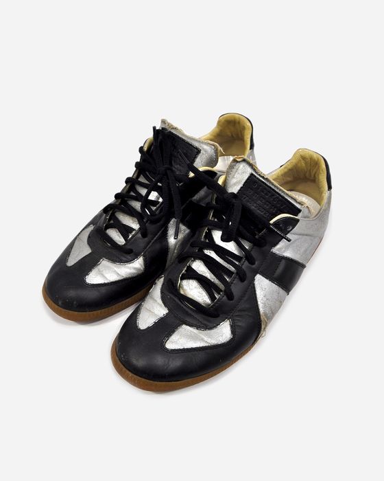 Maison Margiela margiela og black silver gats distress defect | Grailed