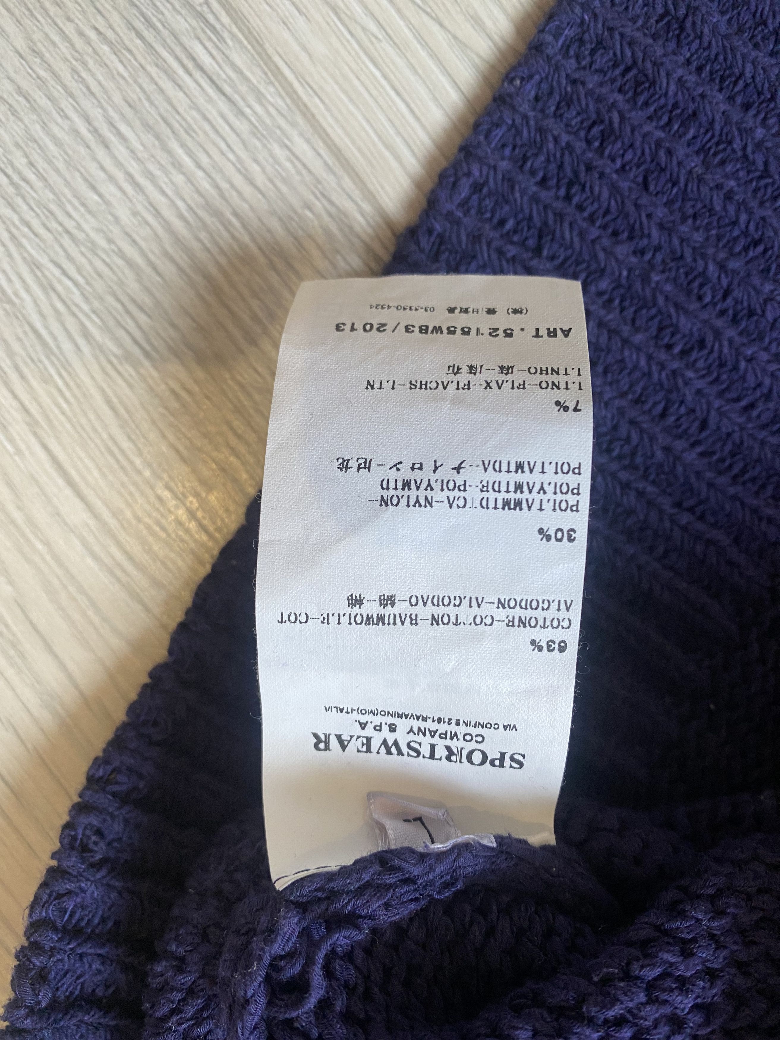 Stone Island Stone Island Rare Chenille Zip Neck Classic Jumper Size US L / EU 52-54 / 3 - 10 Thumbnail