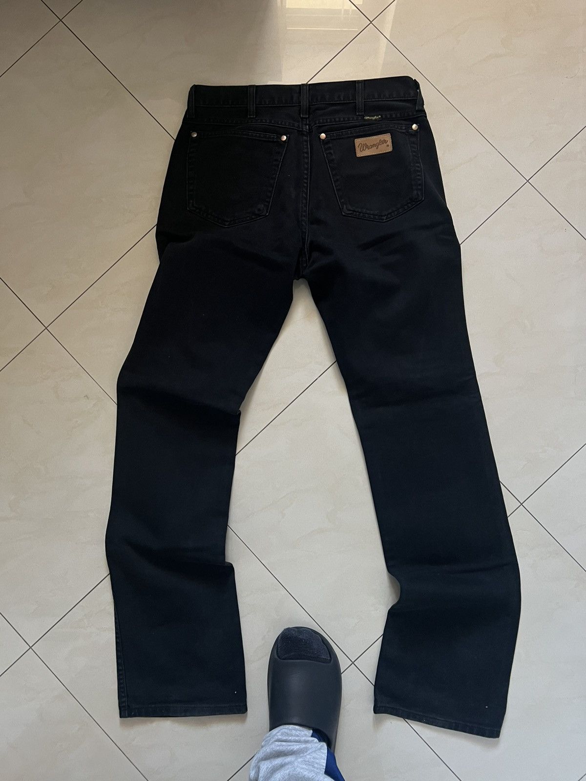 Wrangler Wrangler Evolution Black Jeans W32 L36 | Extra Long Tall Fit Size US 32 / EU 48 - 5 Thumbnail