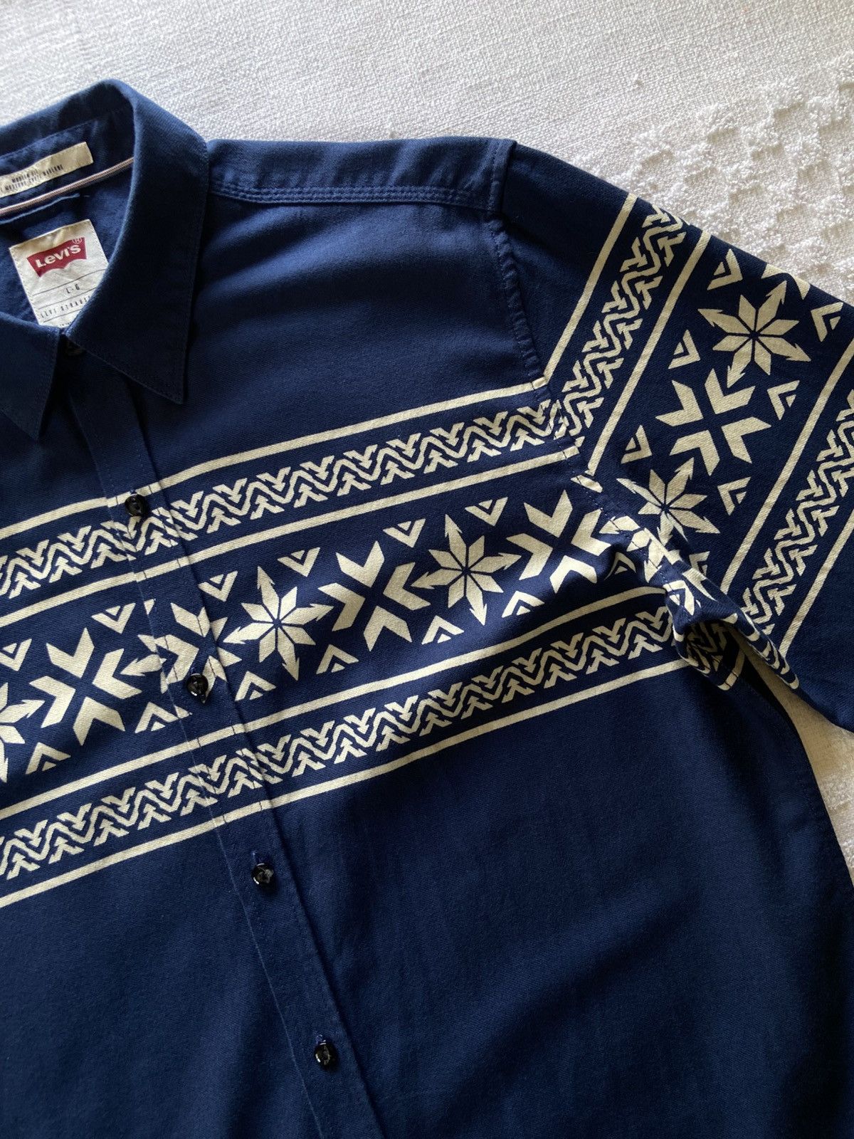 Levi's Levi’s Aztec L/S Shirt. Size US L / EU 52-54 / 3 - 5 Thumbnail
