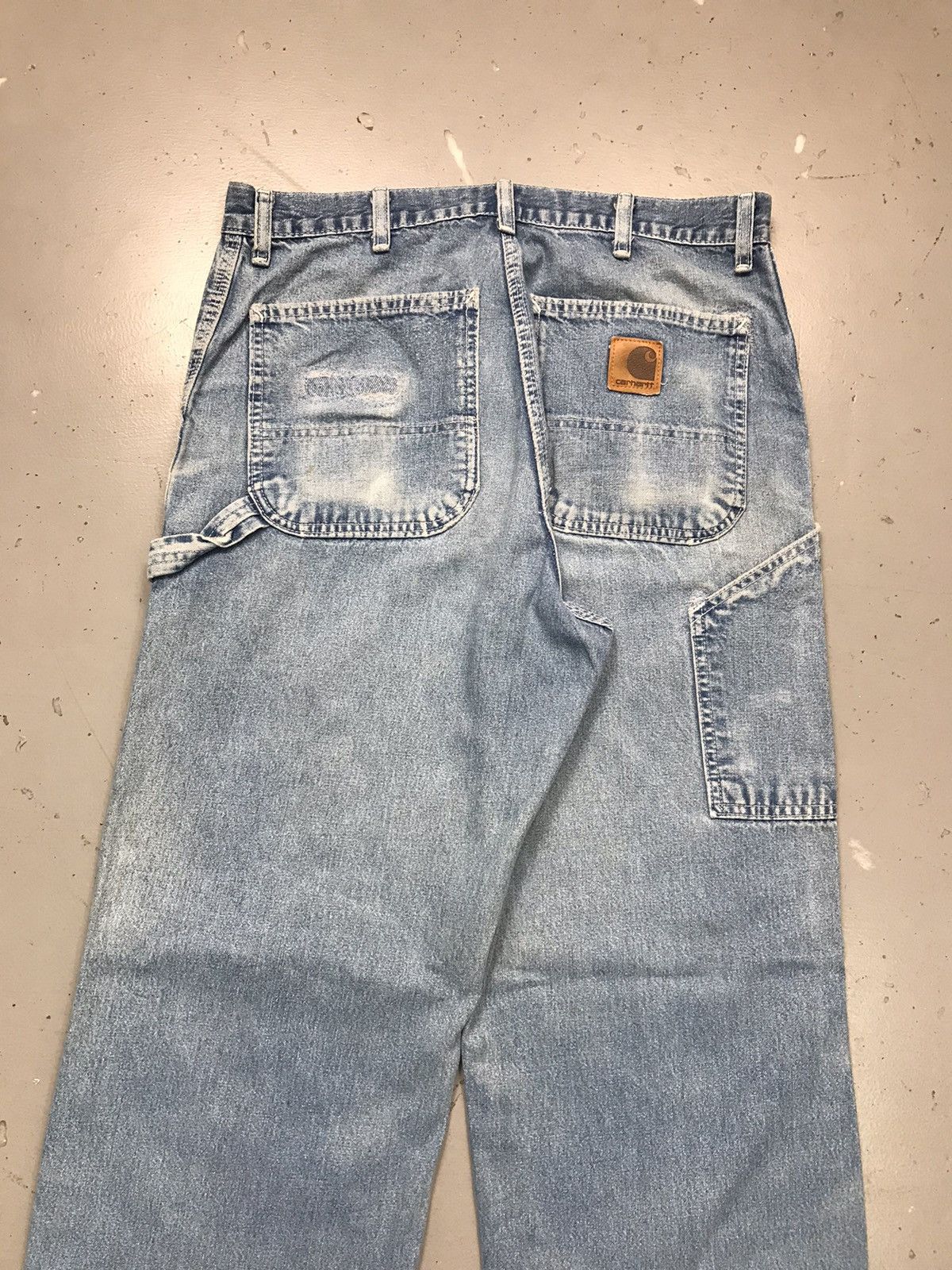 Carhartt 90s Vintage Carhartt carpenter denim workwear Size US 34 / EU 50 - 13 Thumbnail