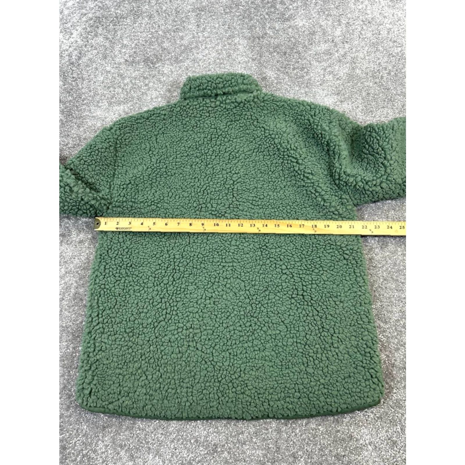 J.Crew J.CREW Jacket Womens Small Green Faux Fur Bomber Fleece Size S / US 4 / IT 40 - 5 Thumbnail