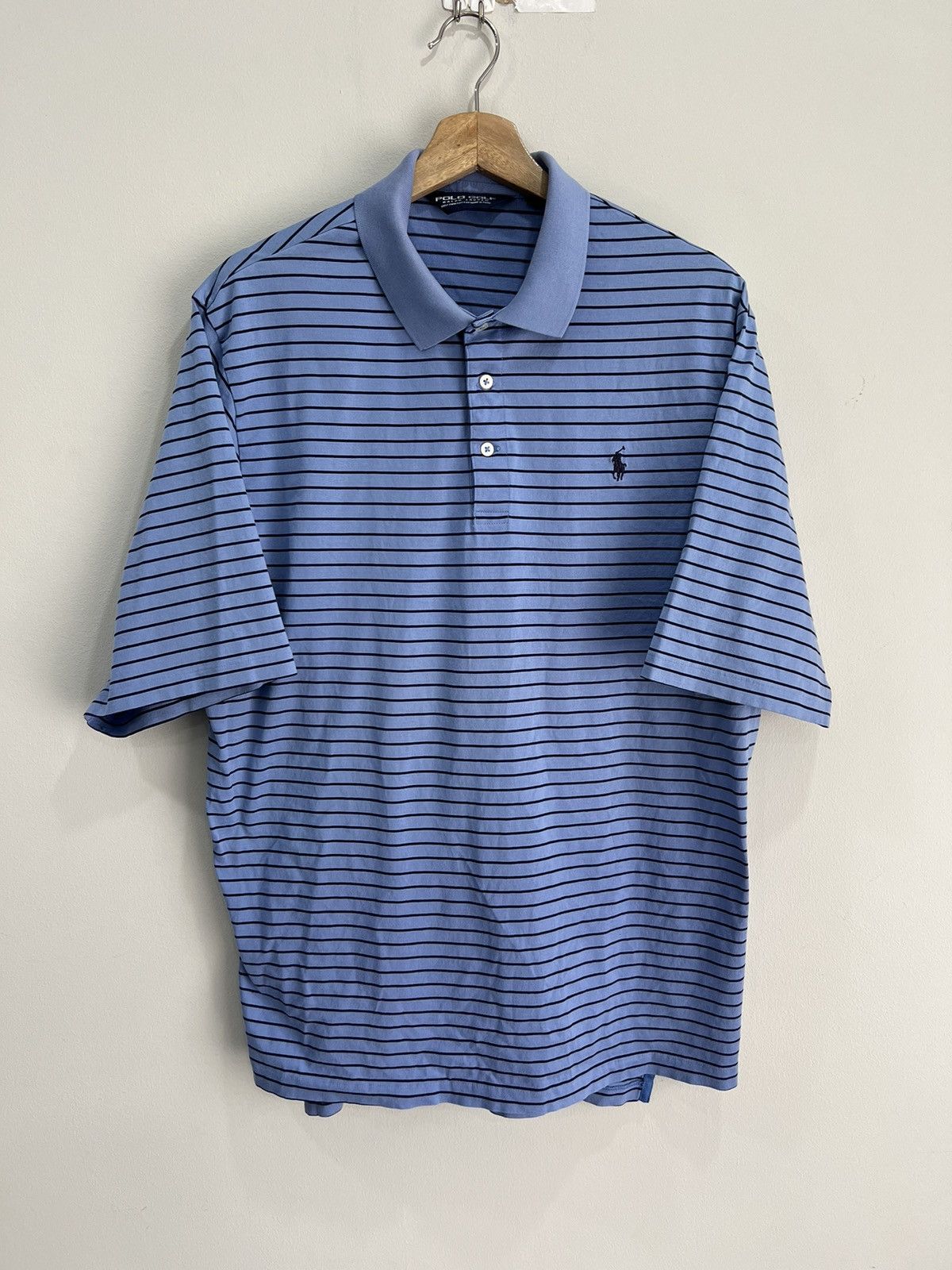 Polo Ralph Lauren Vintage Ralph Lauren Polo Golf Striped Shirt Size US XL / EU 56 / 4 - 1 Thumbnail