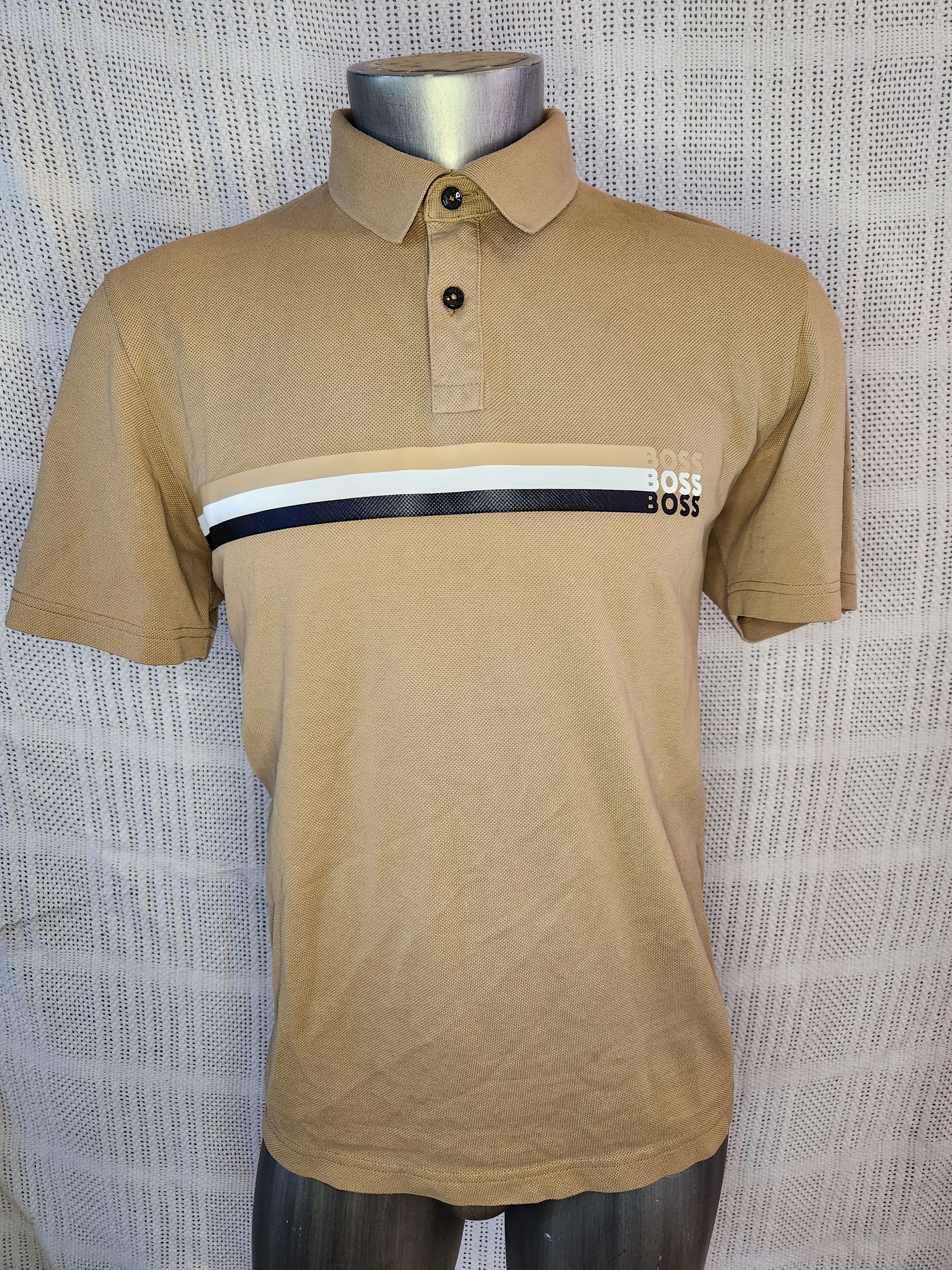 Hugo Boss polo big letters Size US XL / EU 56 / 4 - 2 Thumbnail
