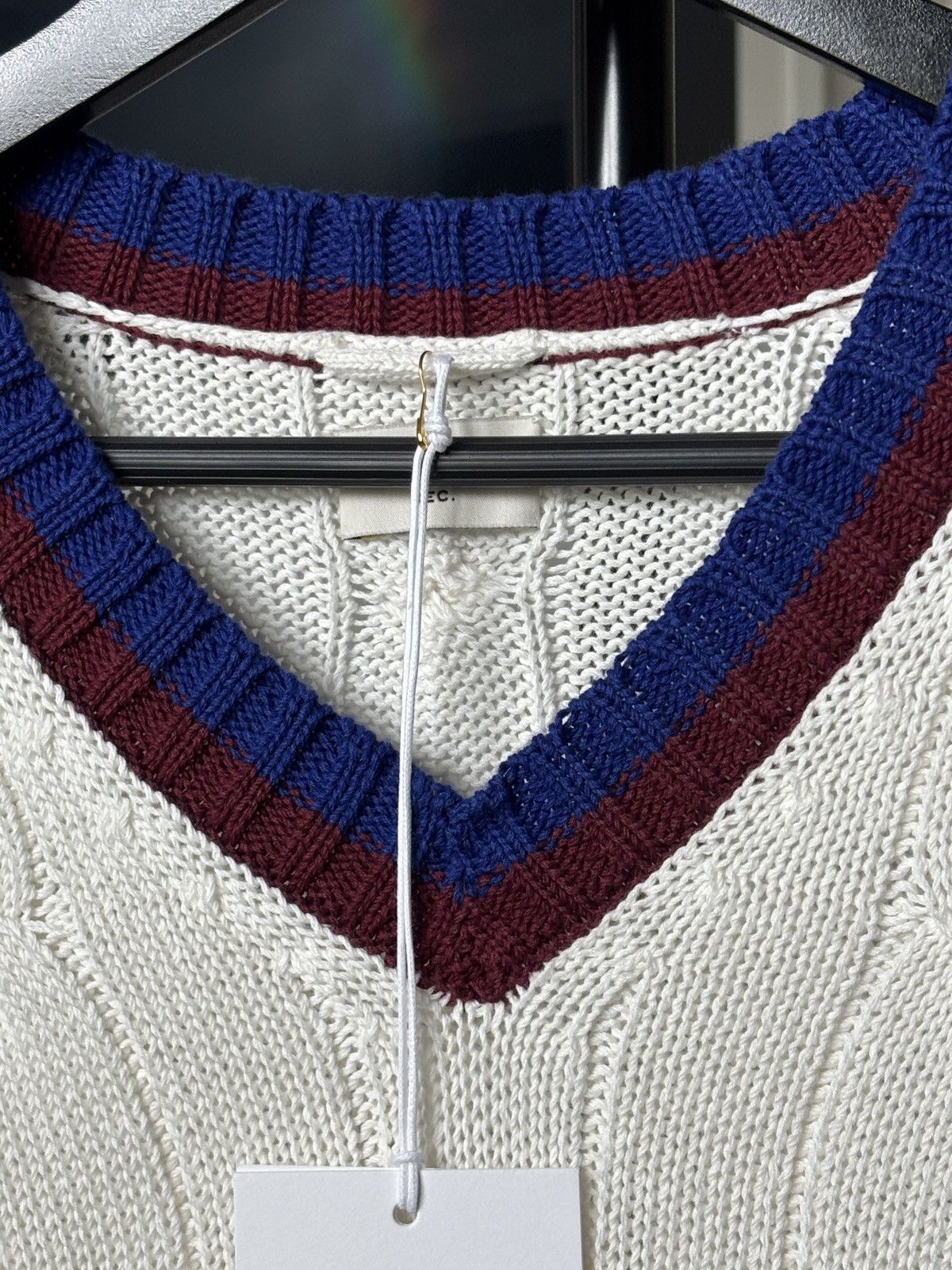 Bode BODE | KNIT LOGO TENNIS SWEATER Size US M / EU 48-50 / 2 - 7 Thumbnail