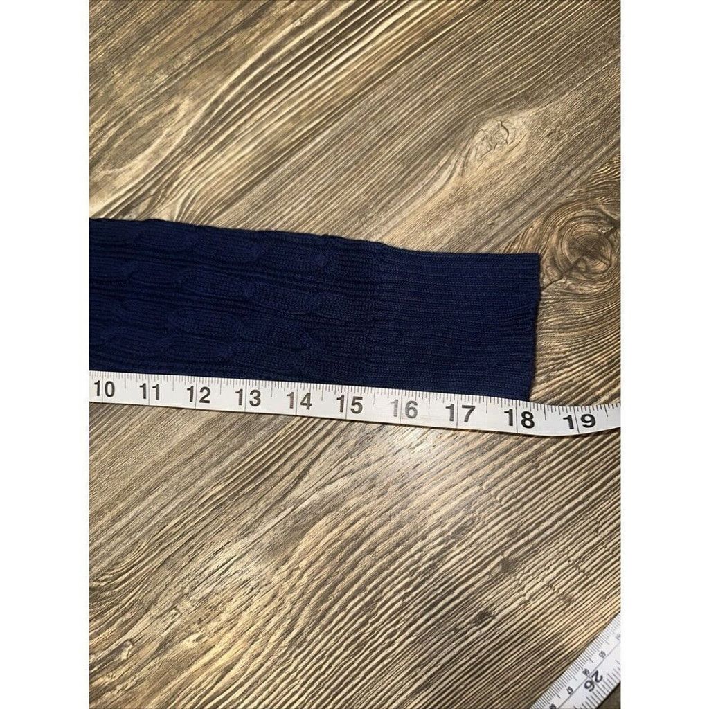 St. Johns Bay St Johns Bay Women Sweater Navy Knit Long Sleeve V Neck. 10 Size S / US 4 / IT 40 - 8 Thumbnail