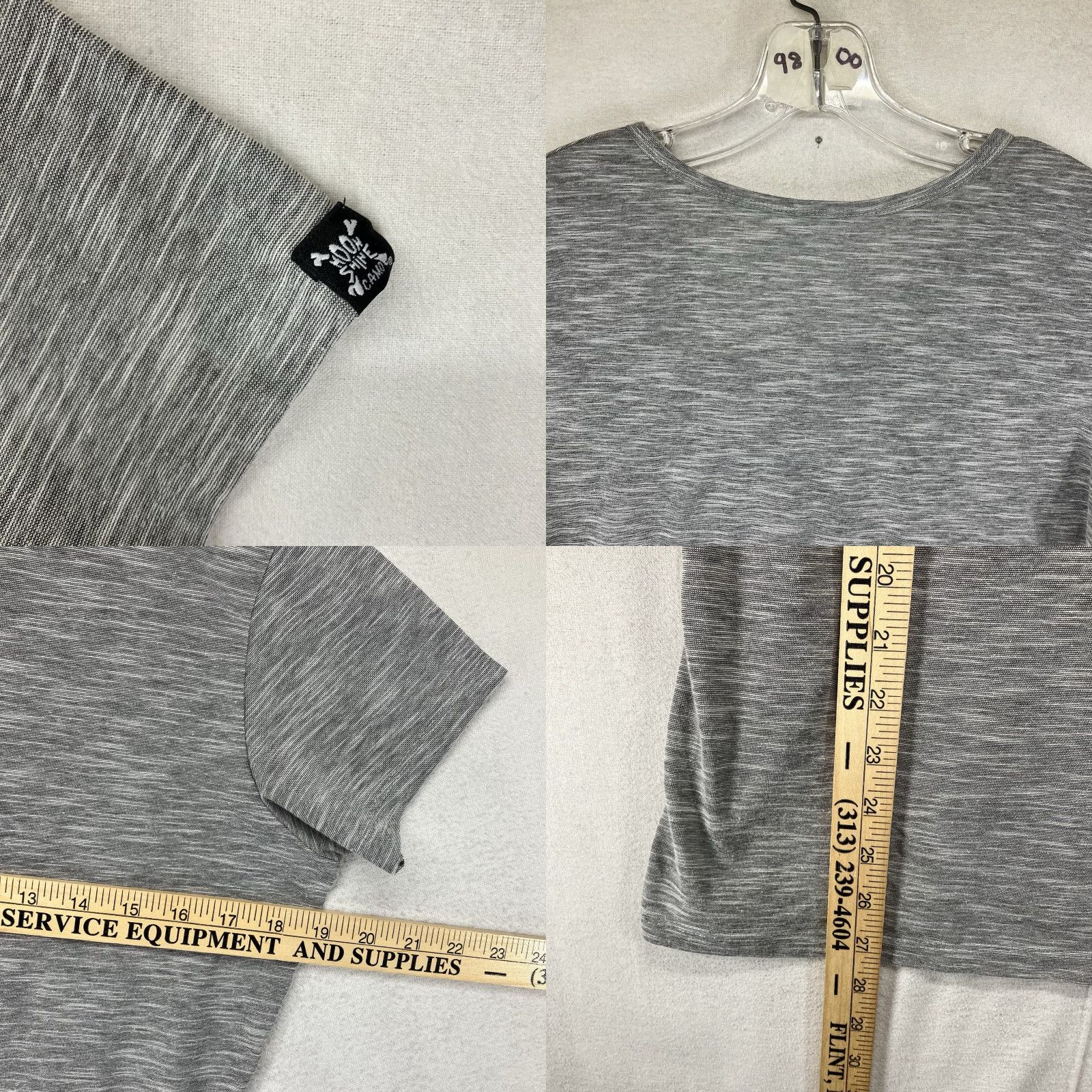 Vintage VINTAGE Moon Shine Camo Women's Muddy Girl Stretch T Shirt Gray L Casual Short Sleeve V-Neck Size L / US 10 / IT 46 - 8 Thumbnail