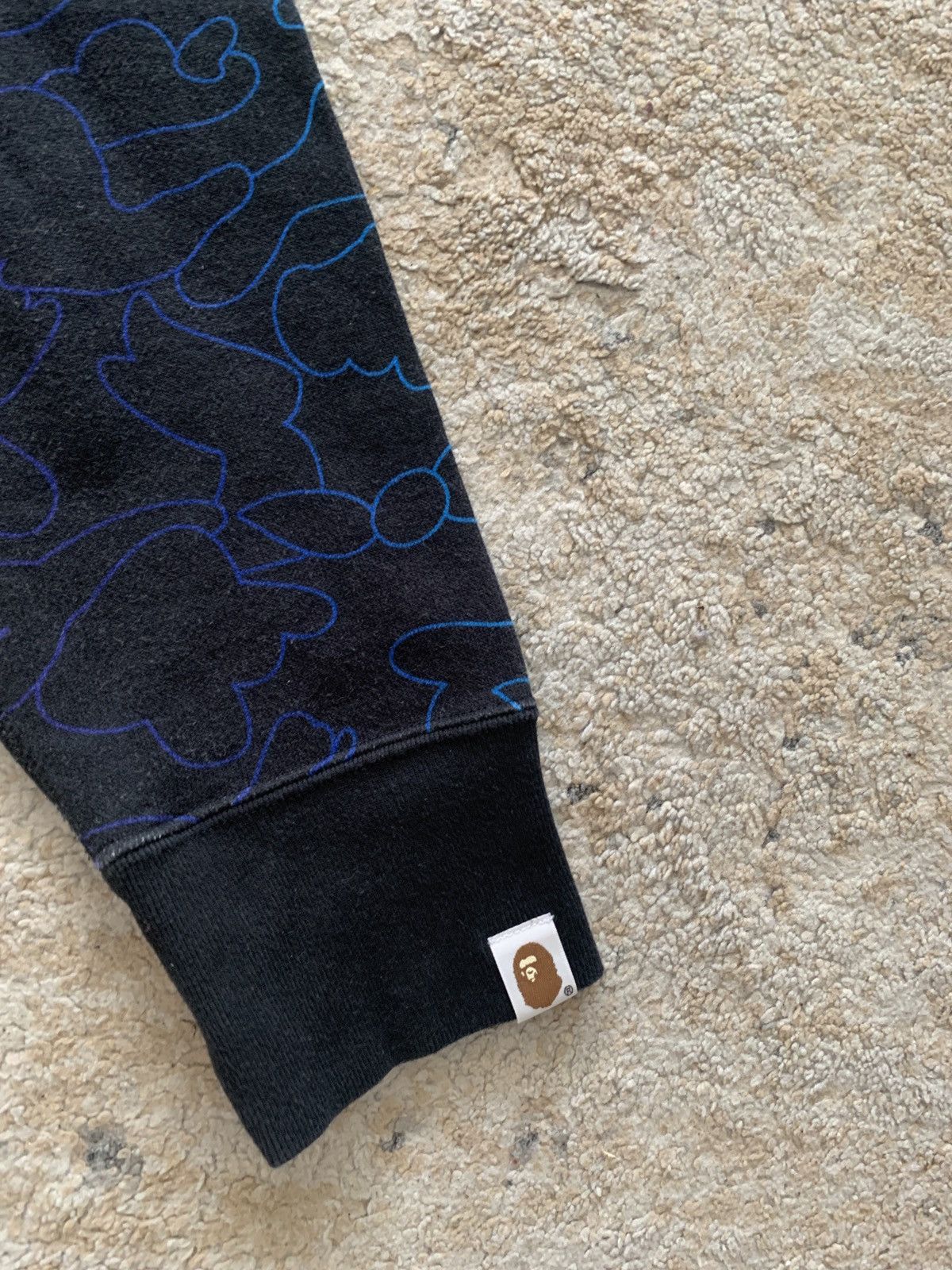 Bape Neon Pencil Camo Crewneck Size US XL / EU 56 / 4 - 5 Thumbnail