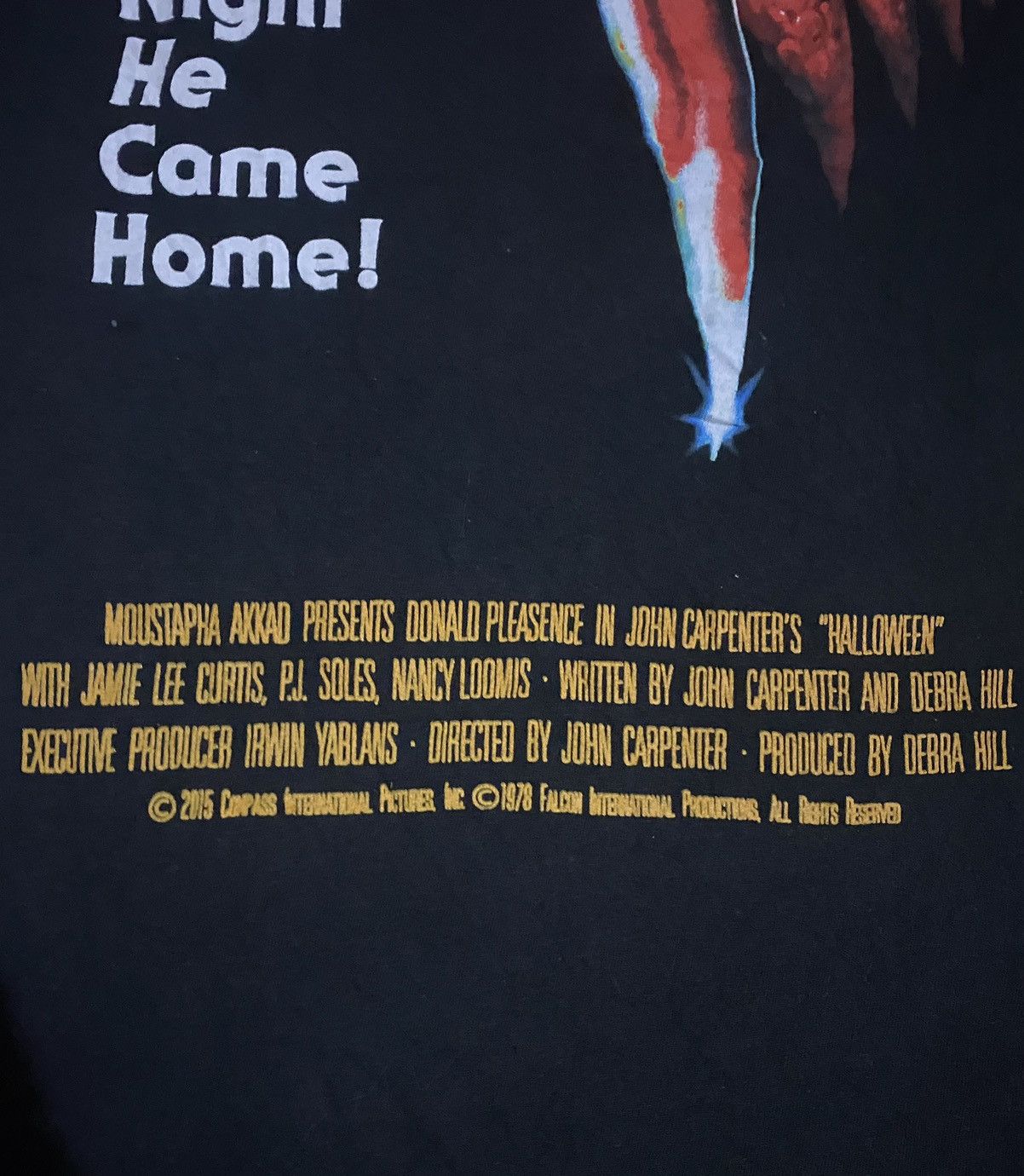 Vintage John Carpenter Halloween Movie Tee Size US XL / EU 56 / 4 - 4 Thumbnail