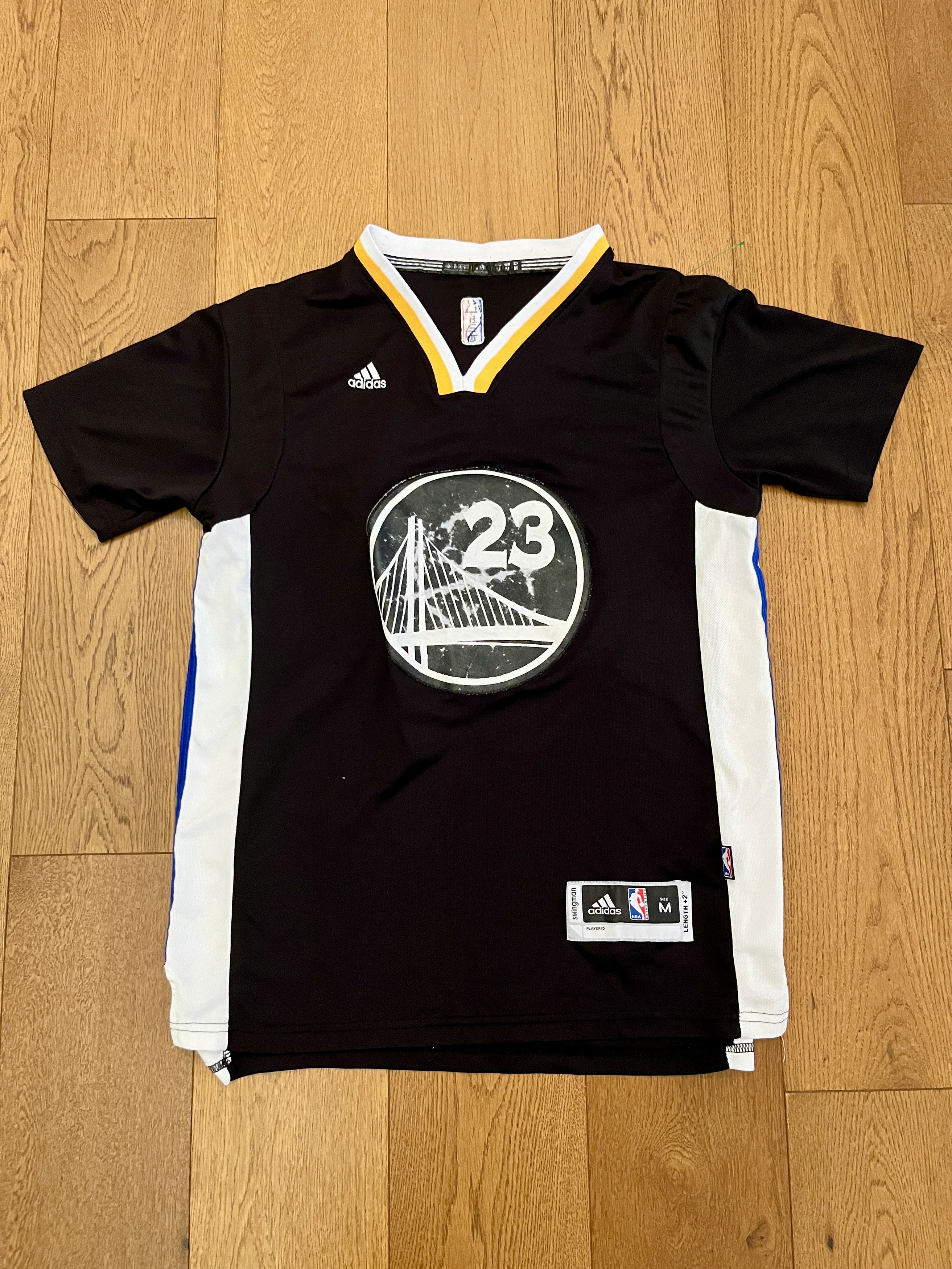 Adidas Adidas NBA Draymond Green #23 Warriors Jersey Black Size M Size US M / EU 48-50 / 2 - 1 Thumbnail