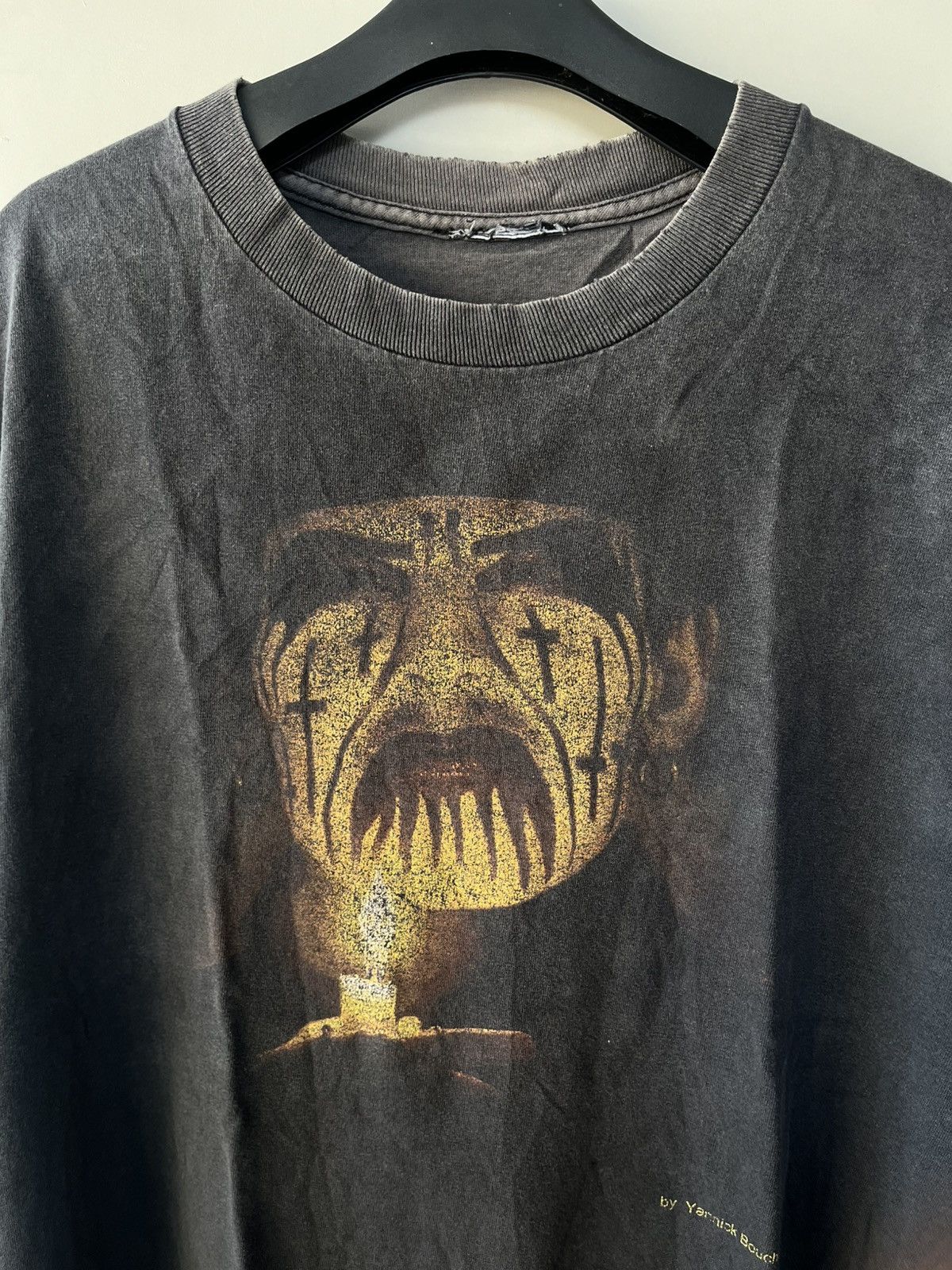 Band Tees VINTAGE 90S KING DIAMOND BY YANNICK BOUCHARD T-SHIRT METAL Size US L / EU 52-54 / 3 - 4 Thumbnail