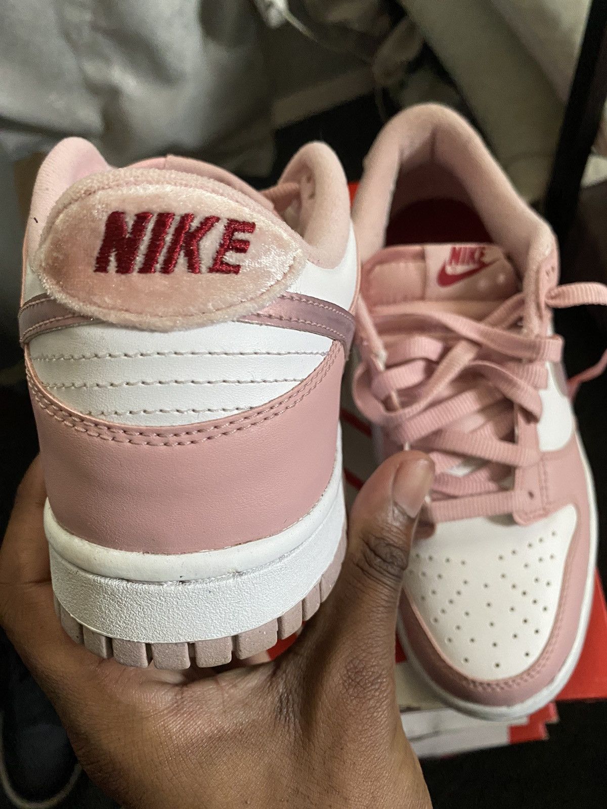 Nike Nike dunk low Pink Velvet Size US 7 / IT 37 - 8 Thumbnail