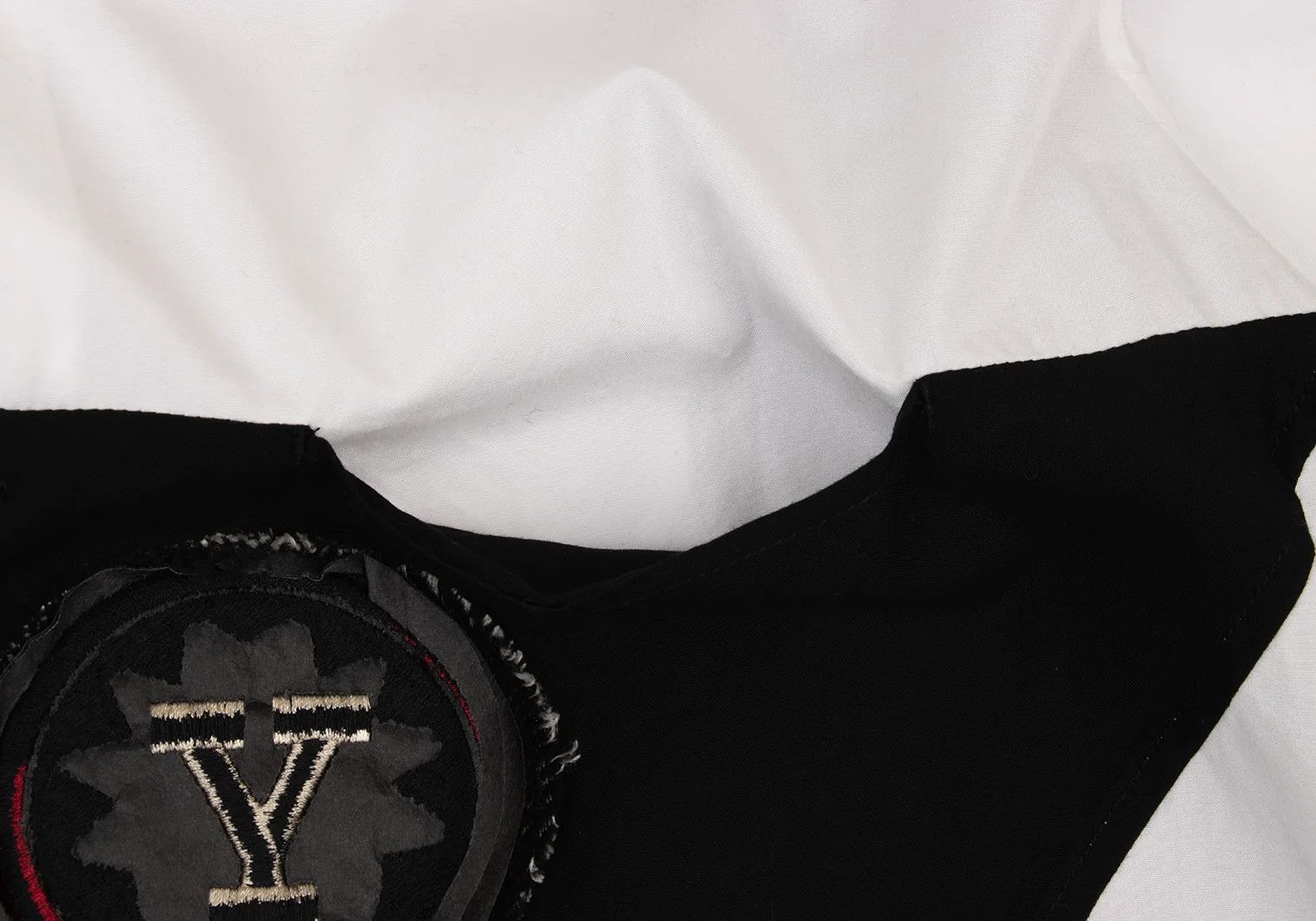 Yohji Yamamoto Yohji Yamamoto Cotton Front Design Long Shirt Size US S / EU 44-46 / 1 - 7 Thumbnail