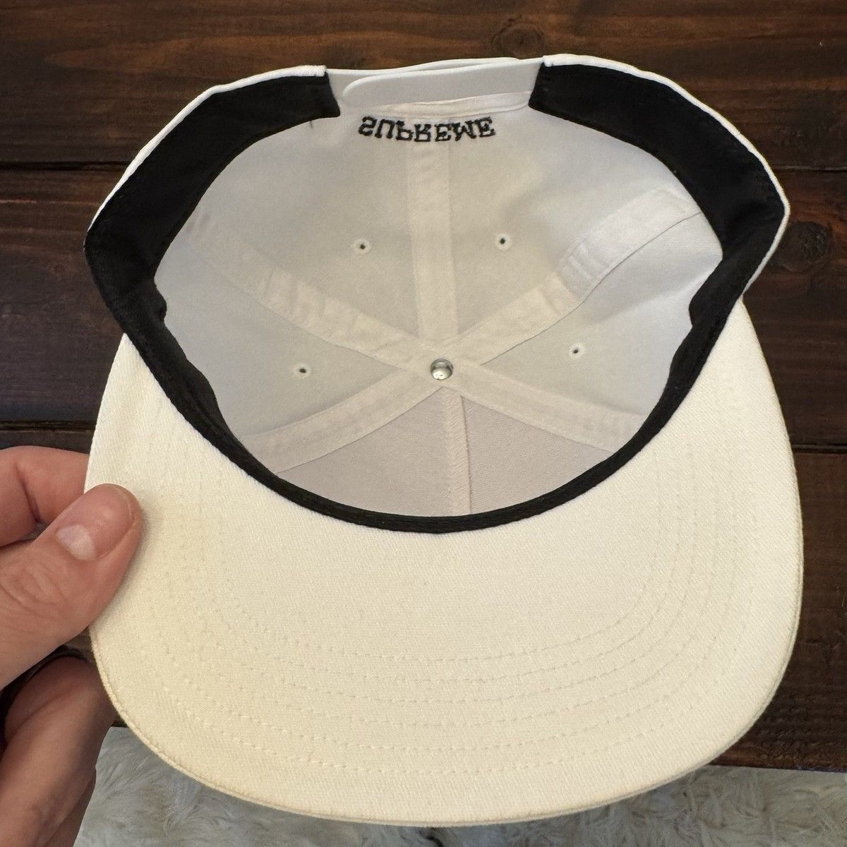 Supreme Supreme World Famous Way Back 5-Panel Snapback Hat Size ONE SIZE - 5 Thumbnail