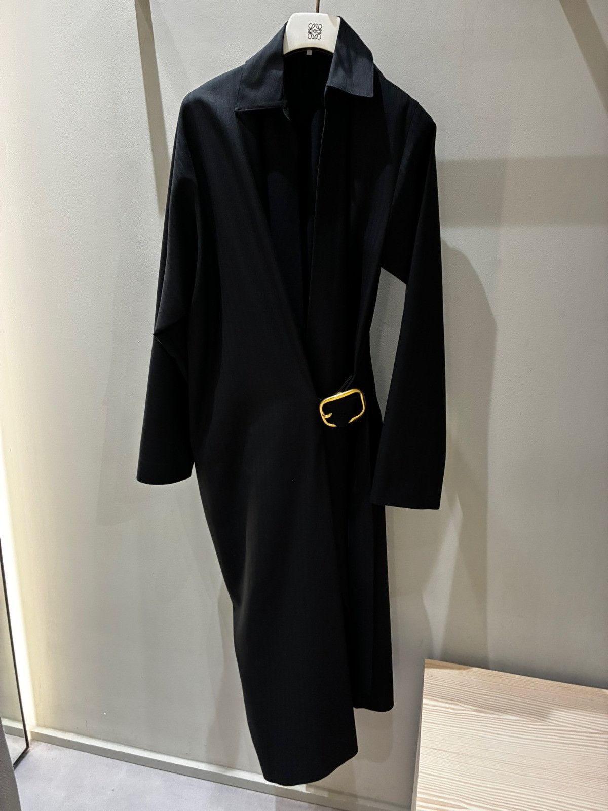 Loewe o1in1g0426 Belted Dress in Black Size M / US 6-8 / IT 42-44 - 1 Thumbnail