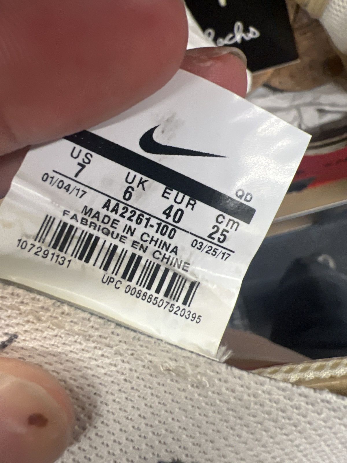 Nike × Tom Sachs Nike Mars Yard 2.0 EU 40 Size US 7 / EU 40 - 12 Thumbnail