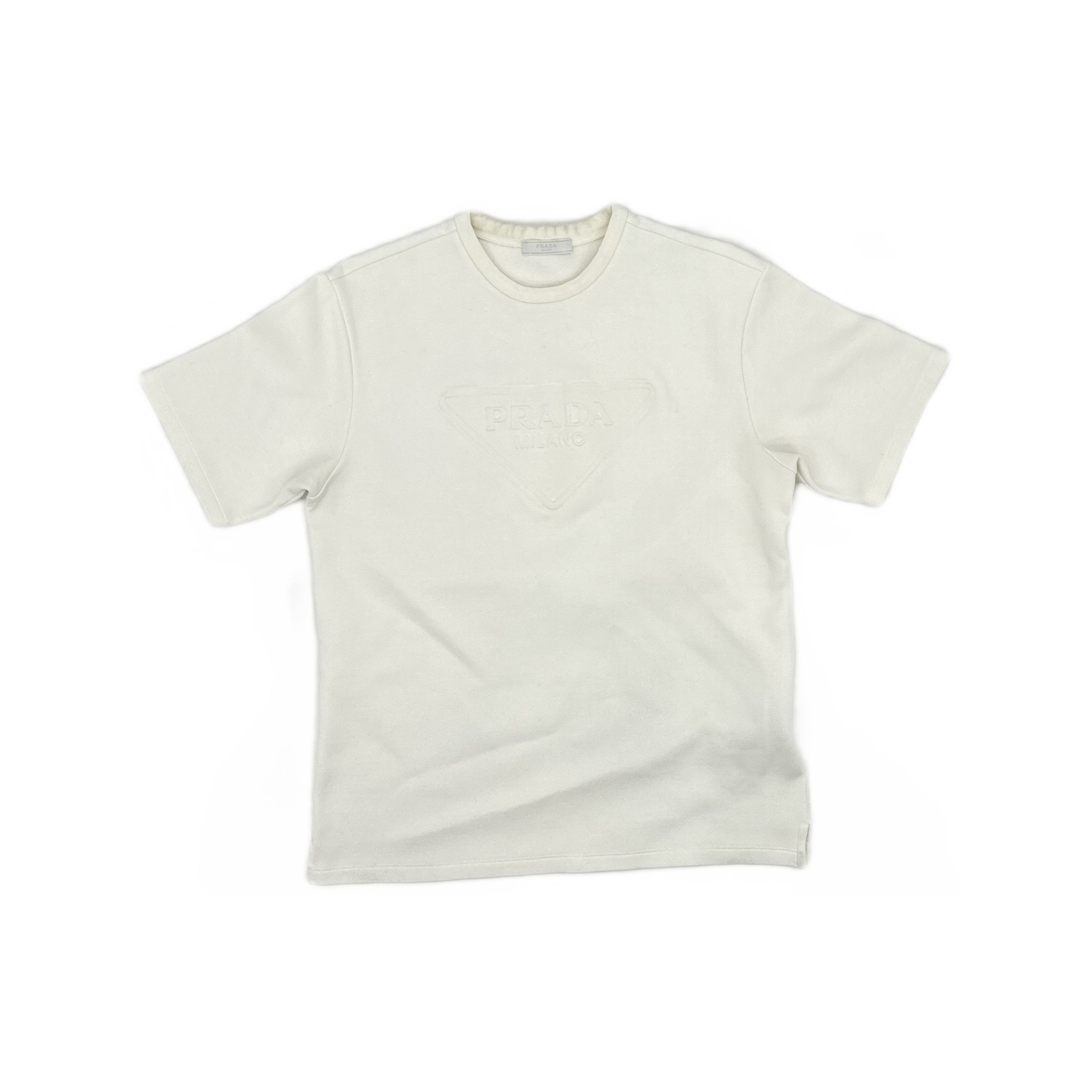 Prada Prada Embossed Logo T-Shirt Size M Size US M / EU 48-50 / 2 - 1 Thumbnail