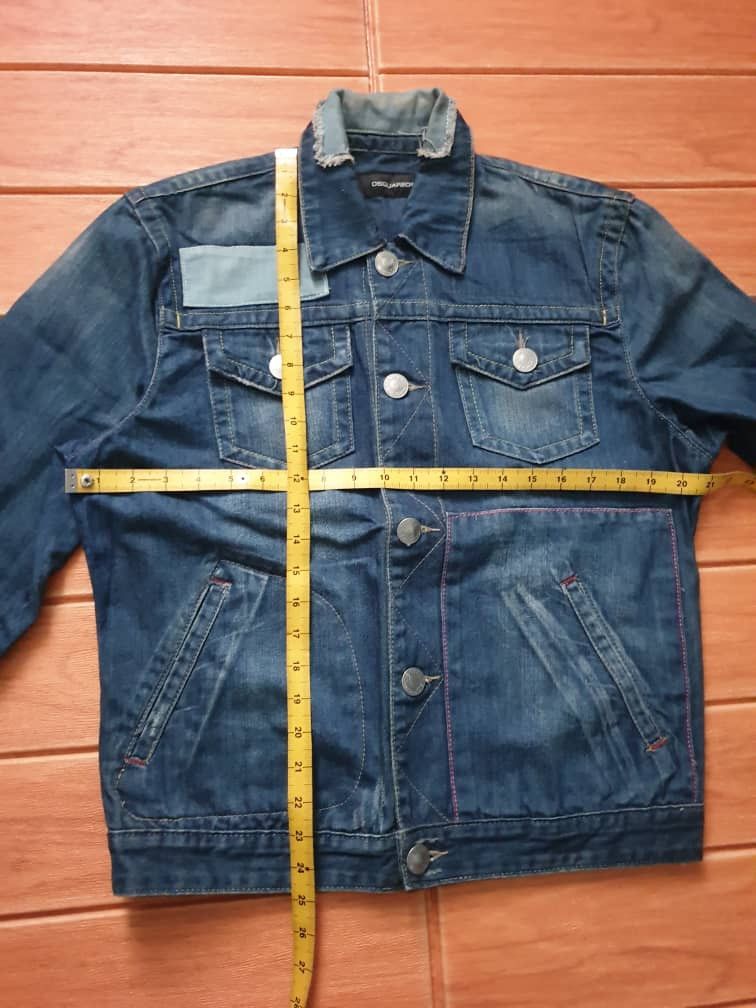 Dsquared2 Dsquared2 patchwork Japanese style denim jacket Size US M / EU 48-50 / 2 - 8 Thumbnail