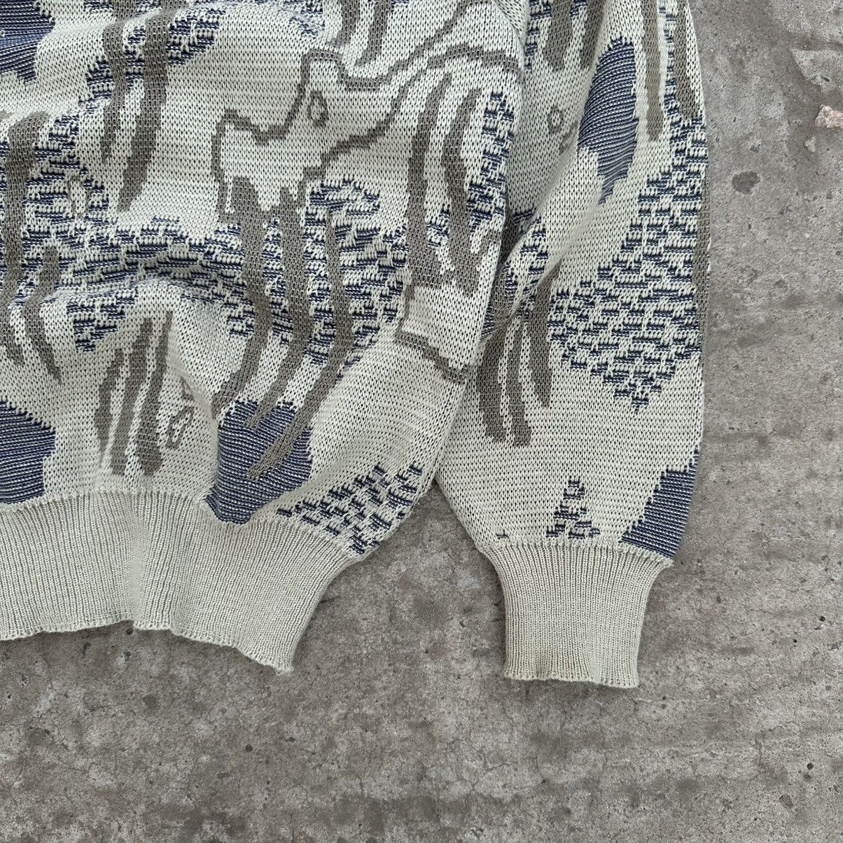 Designer × Japanese Brand Vintage Japanese Style Knit Cardigan Crazy Fit Y2K 00s USA Size US L / EU 52-54 / 3 - 9 Thumbnail