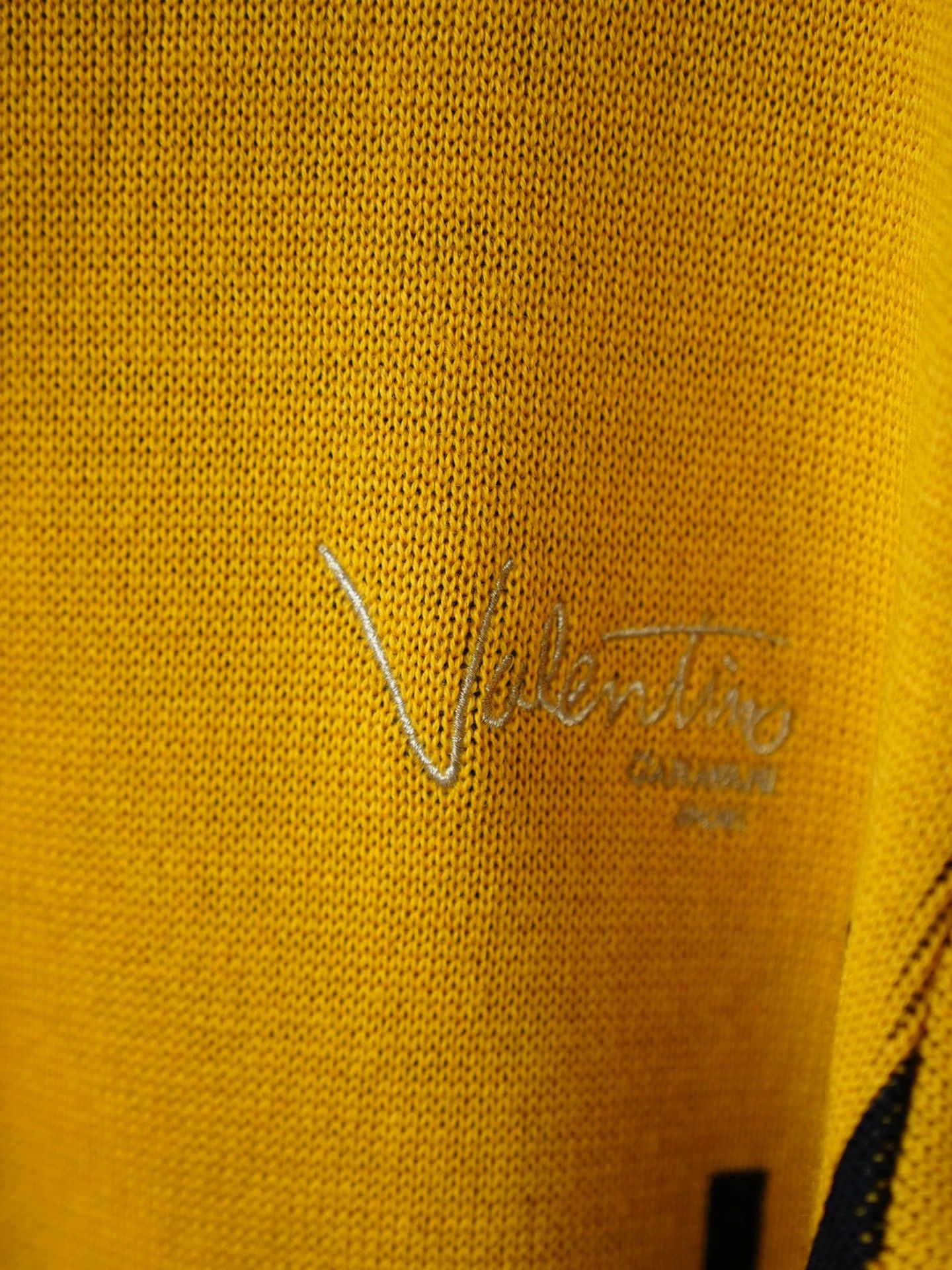 Valentino VALENTINO Vtg Yellow Vertical Stripe Wool Sweater Size S / US 4 / IT 40 - 5 Thumbnail