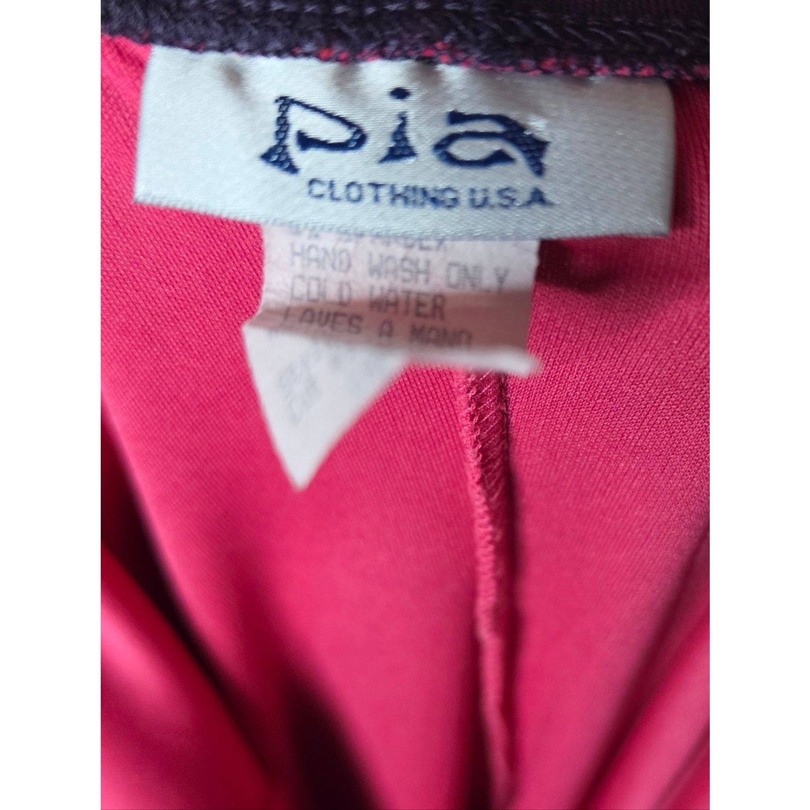 Vintage Pia 90s Y2K Fuchsia & Purple Mesh Floral Dress Large Size L / US 10 / IT 46 - 7 Thumbnail