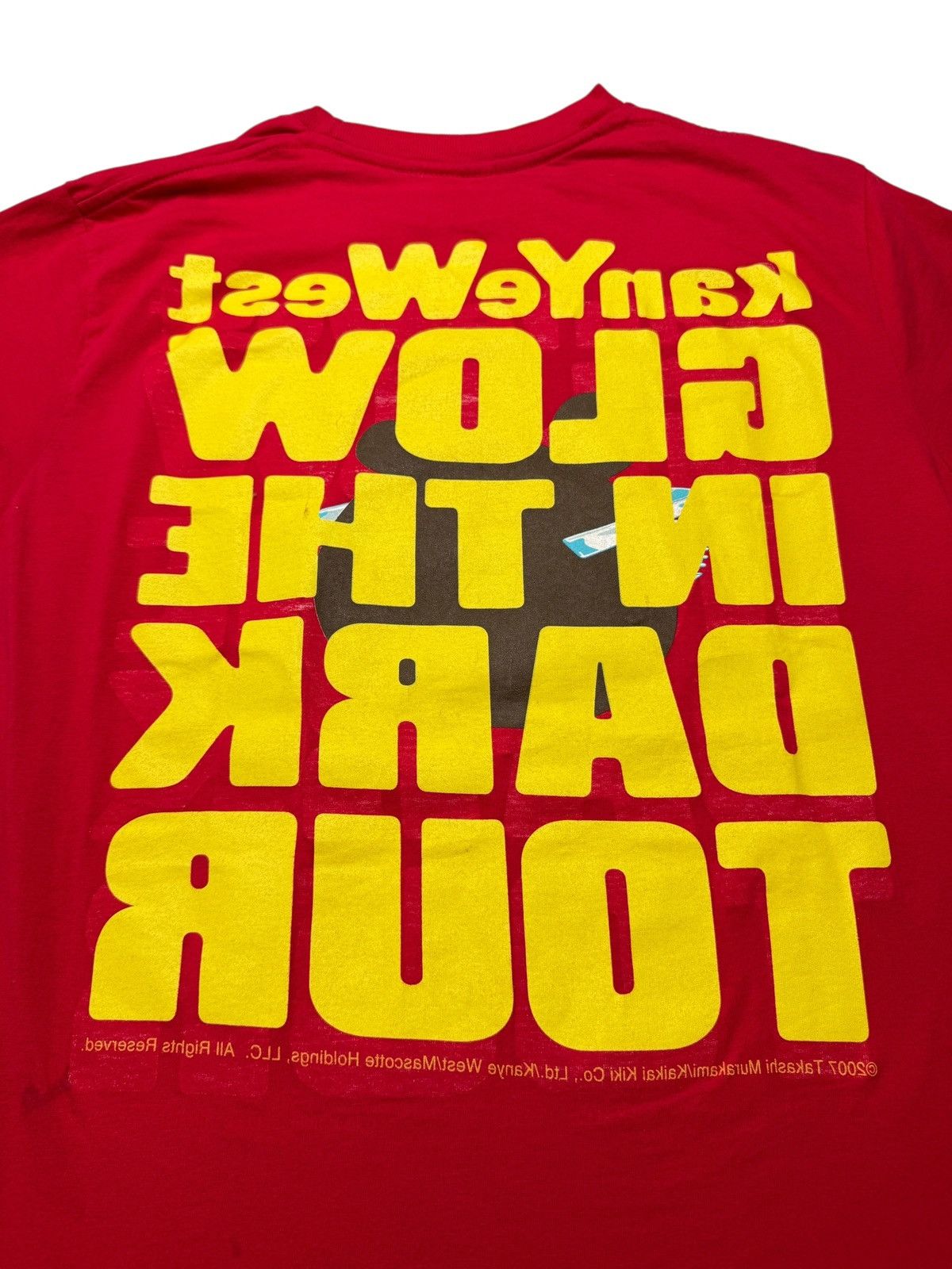 Kanye West 07/08 Kanye West Glow in the Dark Tour Test Print Tee Shirt Size US L / EU 52-54 / 3 - 6 Thumbnail