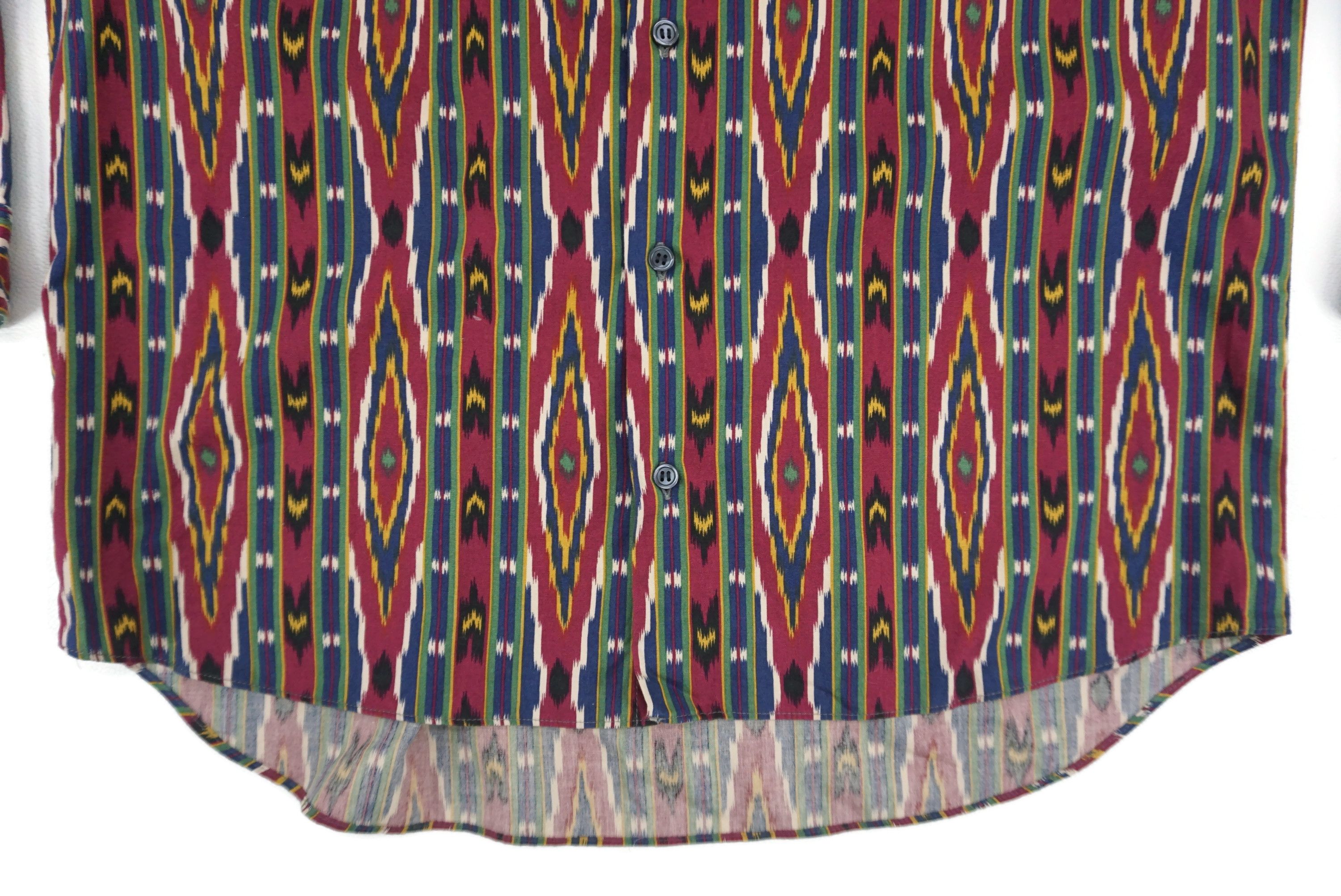 Japanese Brand Rio Brothers Western Shirt Aztec Southwestern Full Print Size US M / EU 48-50 / 2 - 3 Thumbnail
