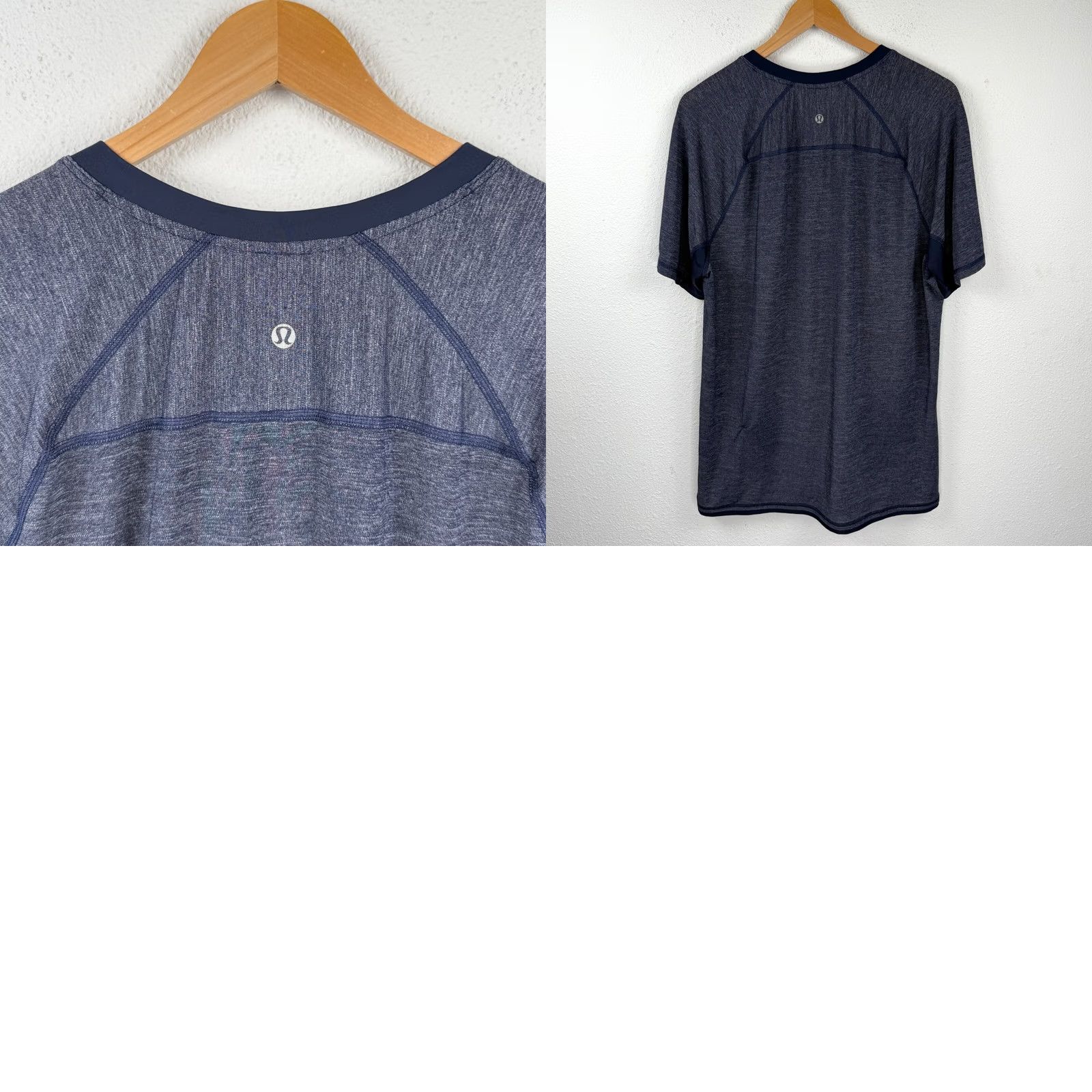 Lululemon Lululemon Metal Vent Tech Tee Men's XL Short Sleeve Shirt Top Navy Size US XL / EU 56 / 4 - 8 Thumbnail